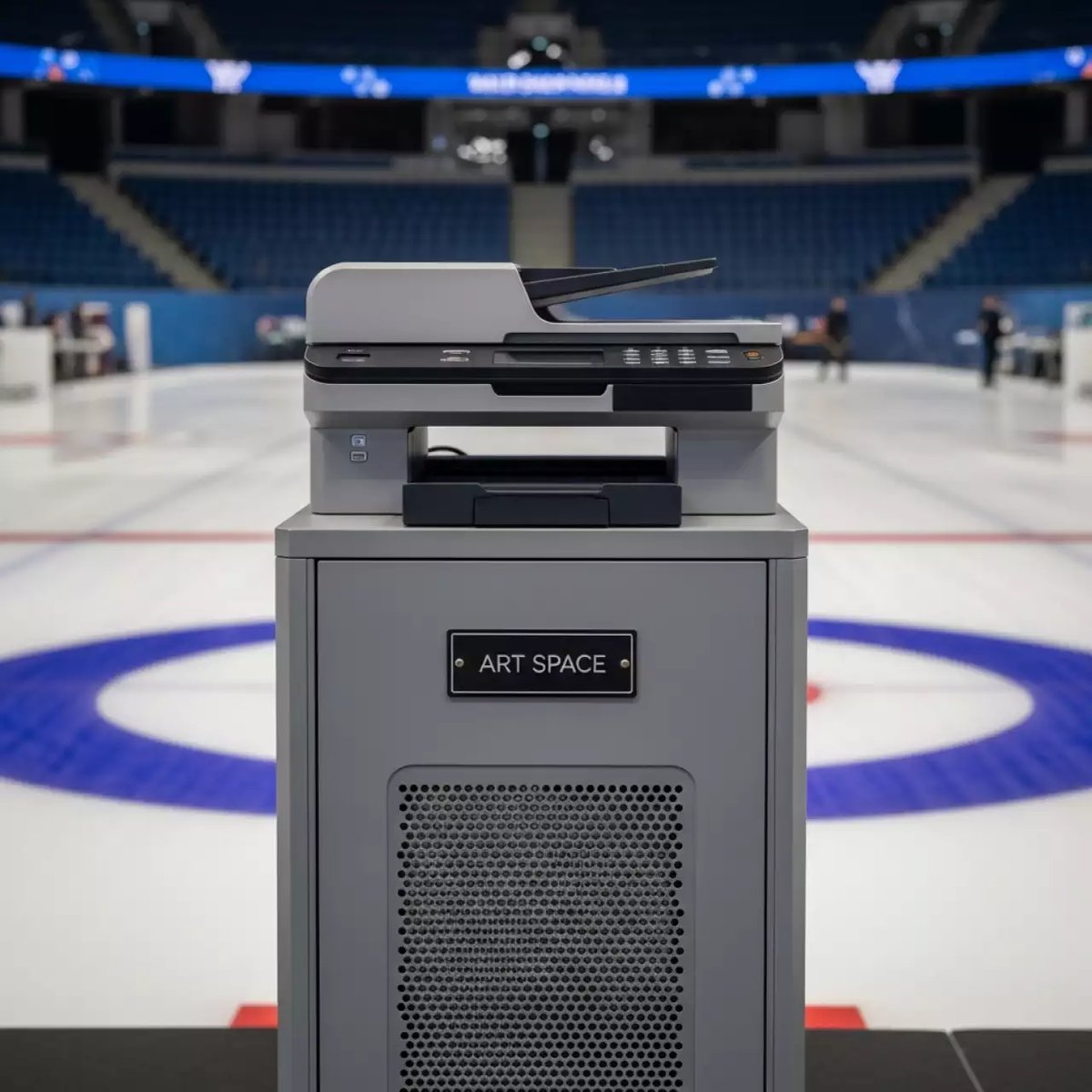 Аренда Стол подставка с воздушным фильтром BOFA для Roland SF 200 в Керлинговом центре «Ледяной куб» — ART SPACE