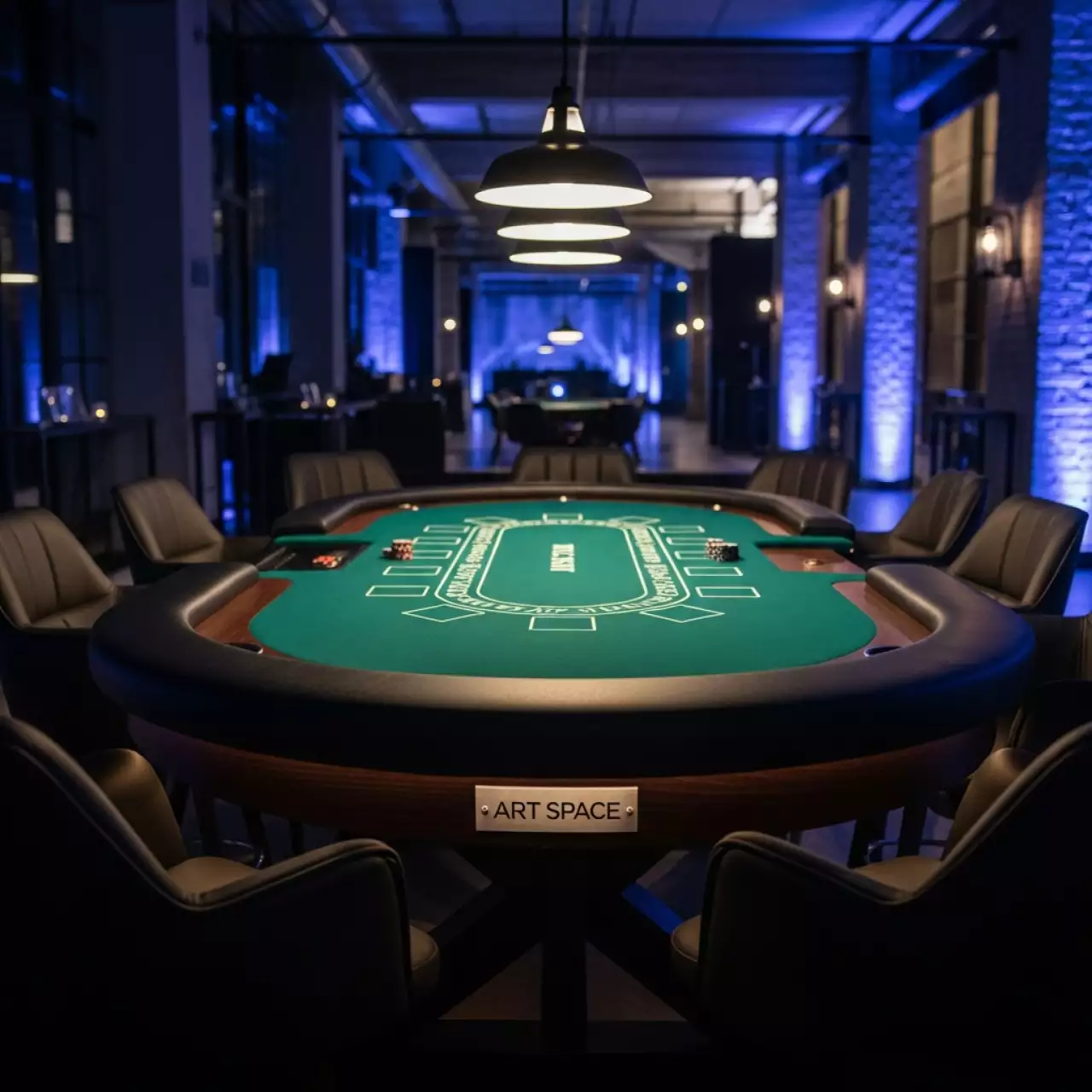 Аренда Стол покерный спортивный VIP "Десятка" в ледовом дворце «Большой» — ART SPACE