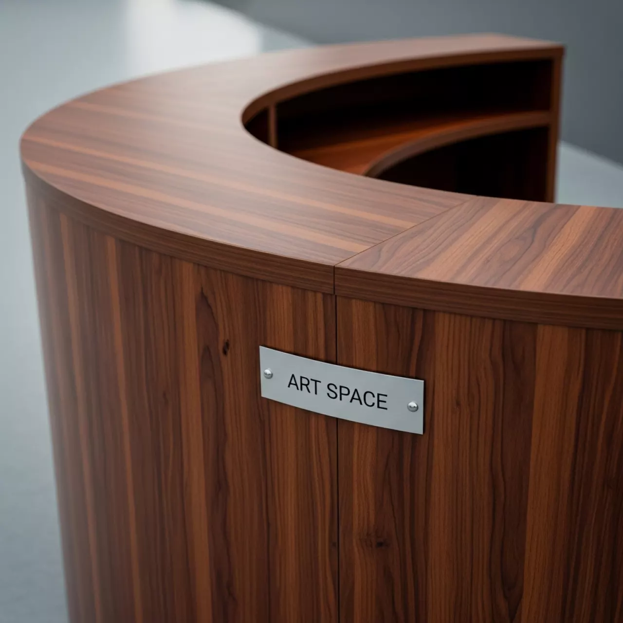 Аренда Стол полукруглый 170х75 см цвет венге в отеле «Звездный» — ART SPACE