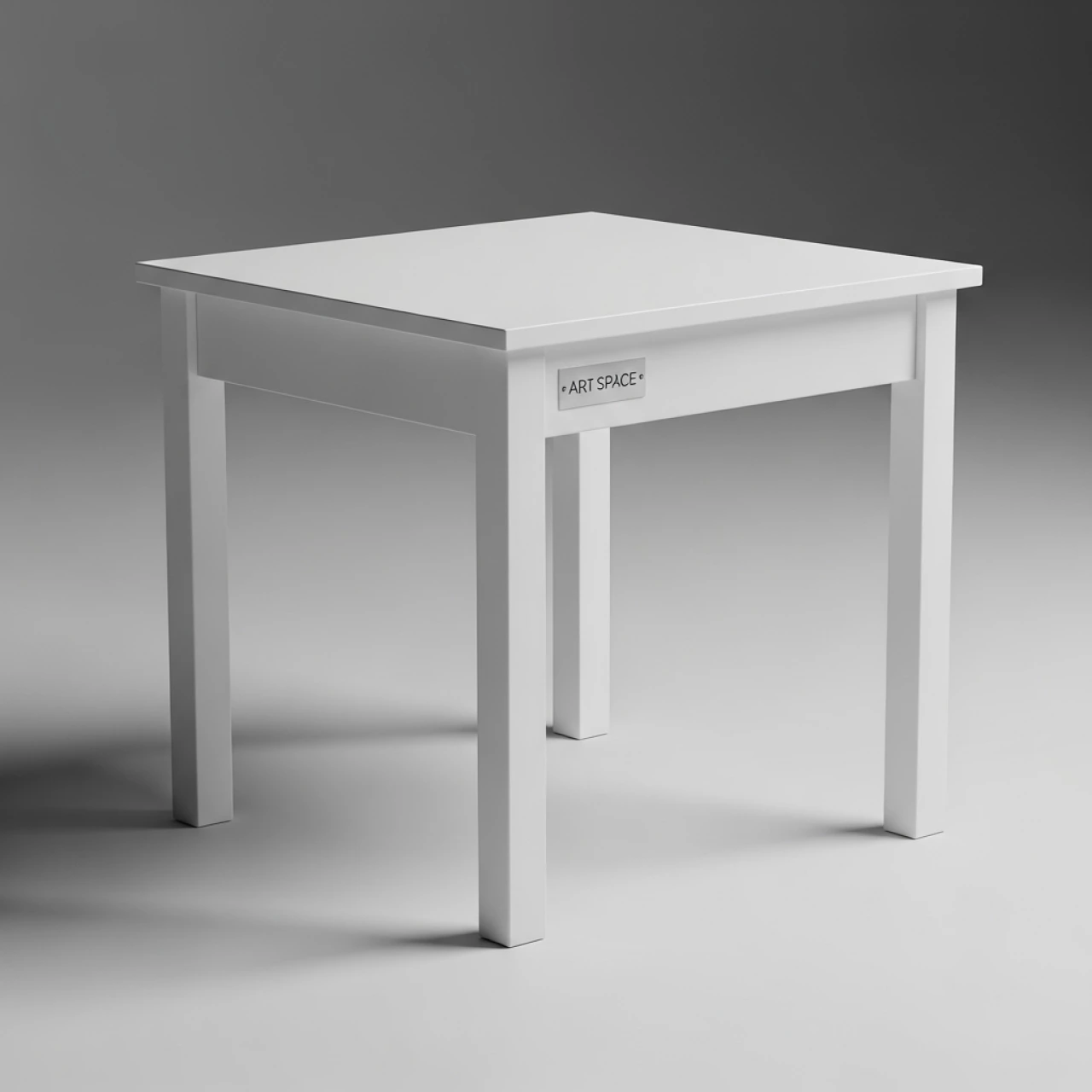 Аренда Стол придиванный Домино белый 55х55х45 см в Mövenpick Hotel — ART SPACE