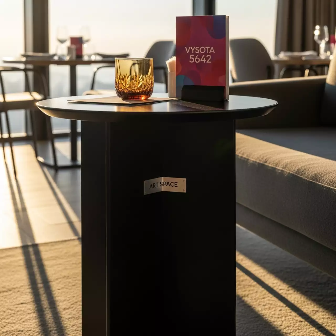 Аренда Стол придиванный Tod Black в ресторане «Высота 5642» — ART SPACE