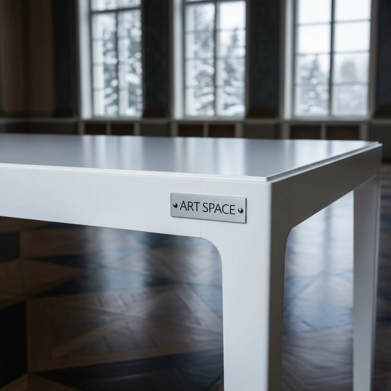 Аренда Стол прямоугольный белый 150х75 на вилле «Анна» — ART SPACE