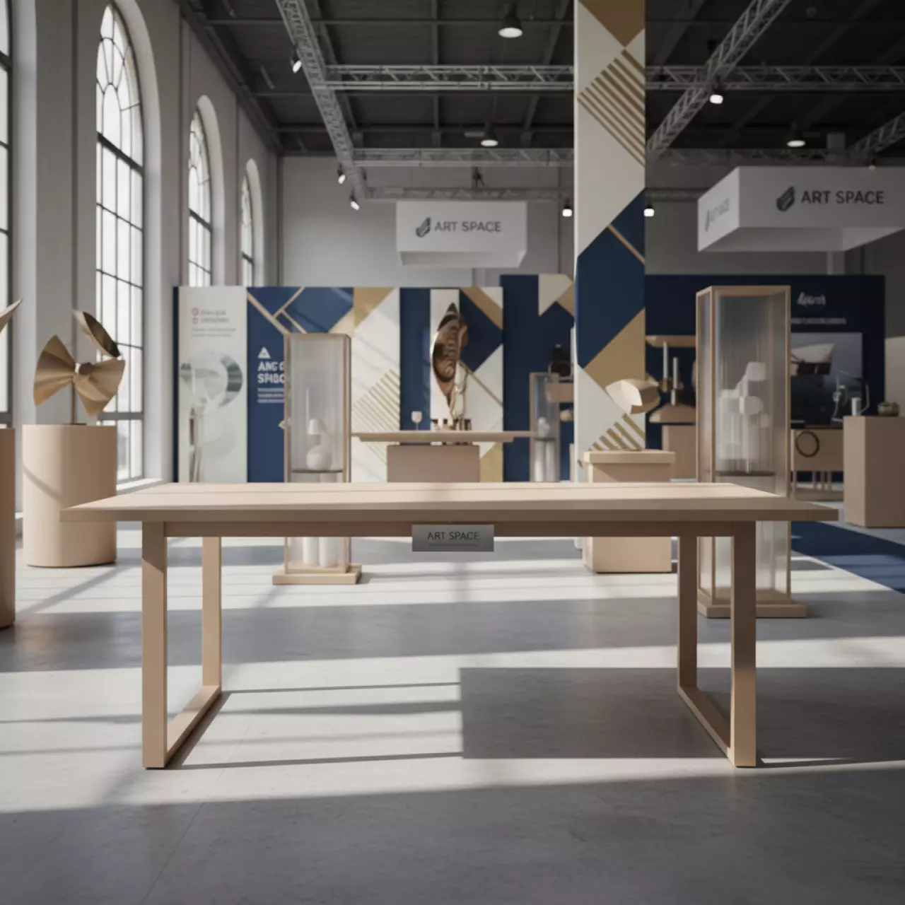 Аренда Стол прямоугольный DECO 180 капучино в Red Arena — ART SPACE