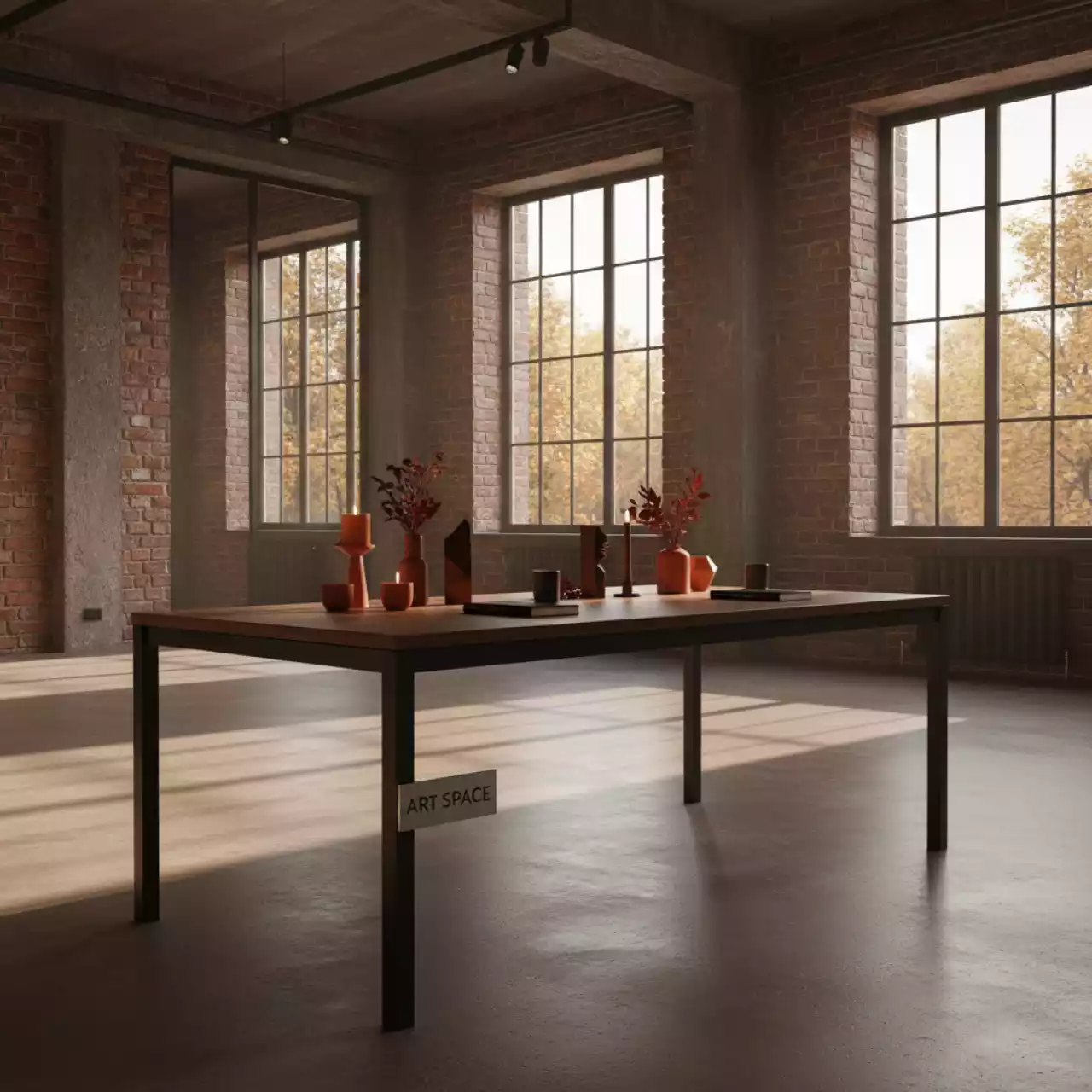 Аренда Стол прямоугольный ЛДСП 180х80 см в Boutique Hotel PORTUM 1905 — ART SPACE