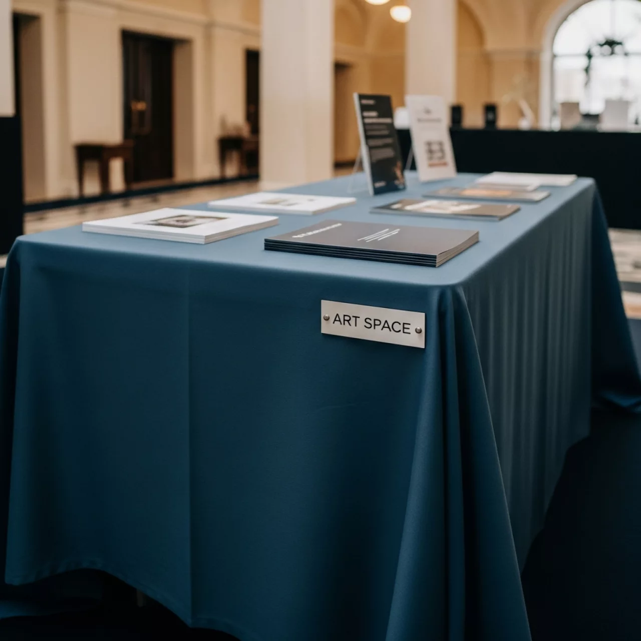 Аренда Стол прямоугольный пластиковый 120х75 см в Boutique Hotel PORTUM 1905 — ART SPACE