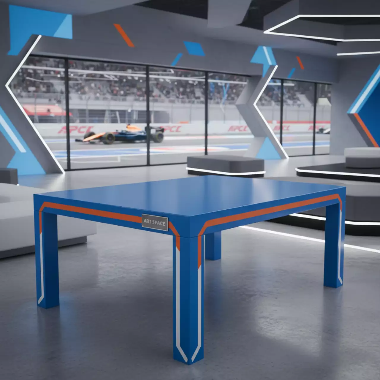 Аренда Стол прямоугольный пластиковый 180х80 см в Керлинговом центре «Ледяной куб» — ART SPACE