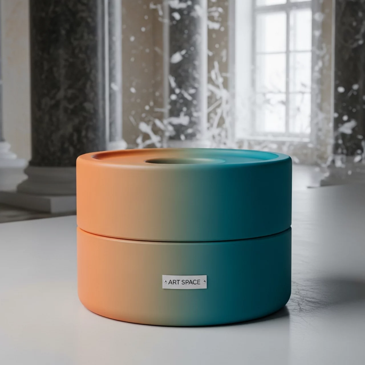 Аренда Стол пуф пластиковый журнальный Toy Standard в усадьбе Голицына — ART SPACE