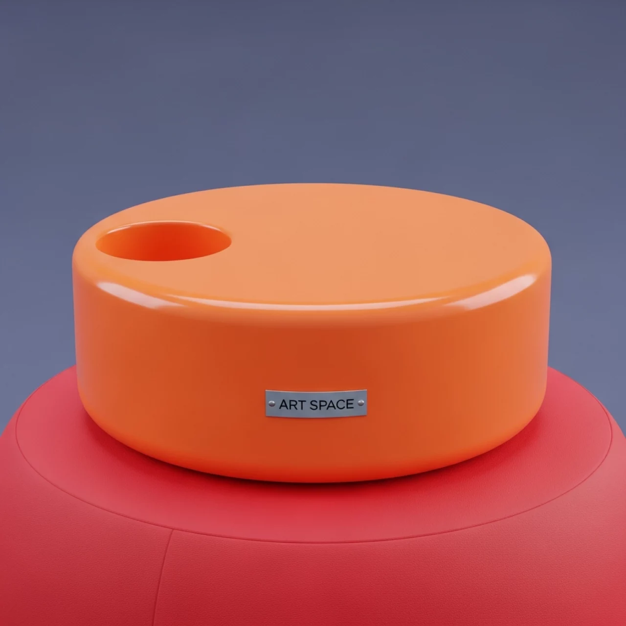 Аренда Стол пуф журнальный пластиковый Toy Standard в Novotel Resort — ART SPACE