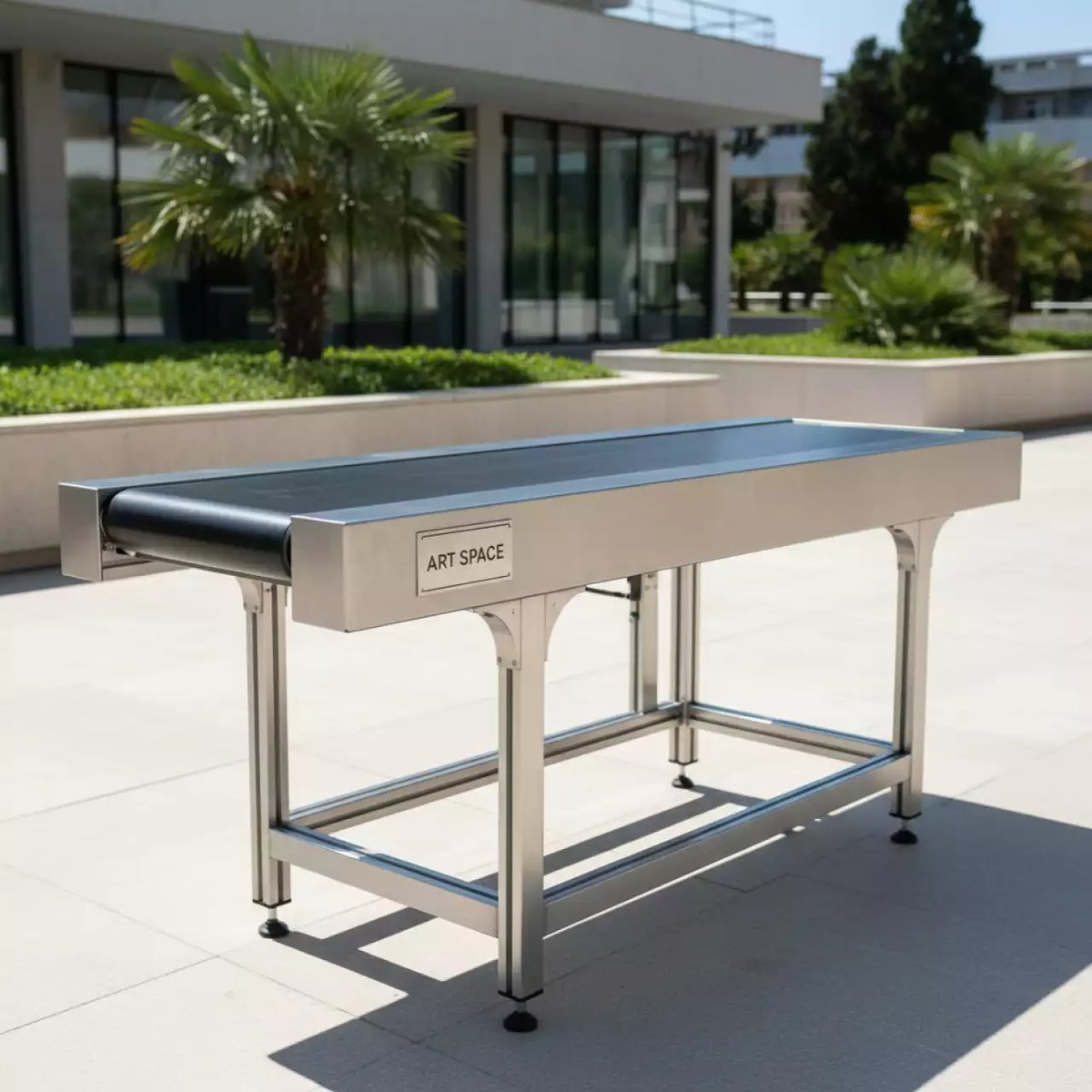 Аренда Стол рабочий алюминиевый с конвейерной автоподачей в санатории «Заполярье» — ART SPACE