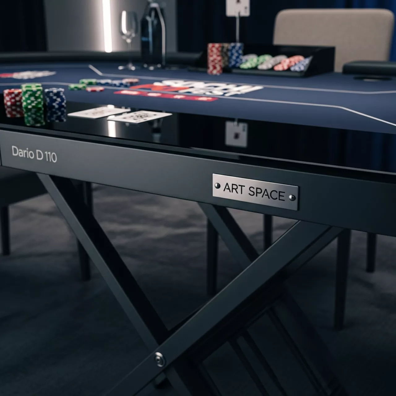 Аренда Стол раскладной Дарио D 110 стекло черное в Mercure Сочи Центр — ART SPACE