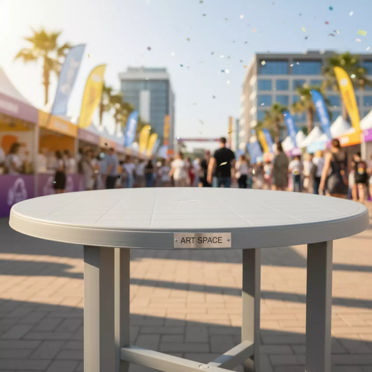 Аренда Стол раскладной пластиковый Кейт 150 см в Pullman Sochi Centre — ART SPACE