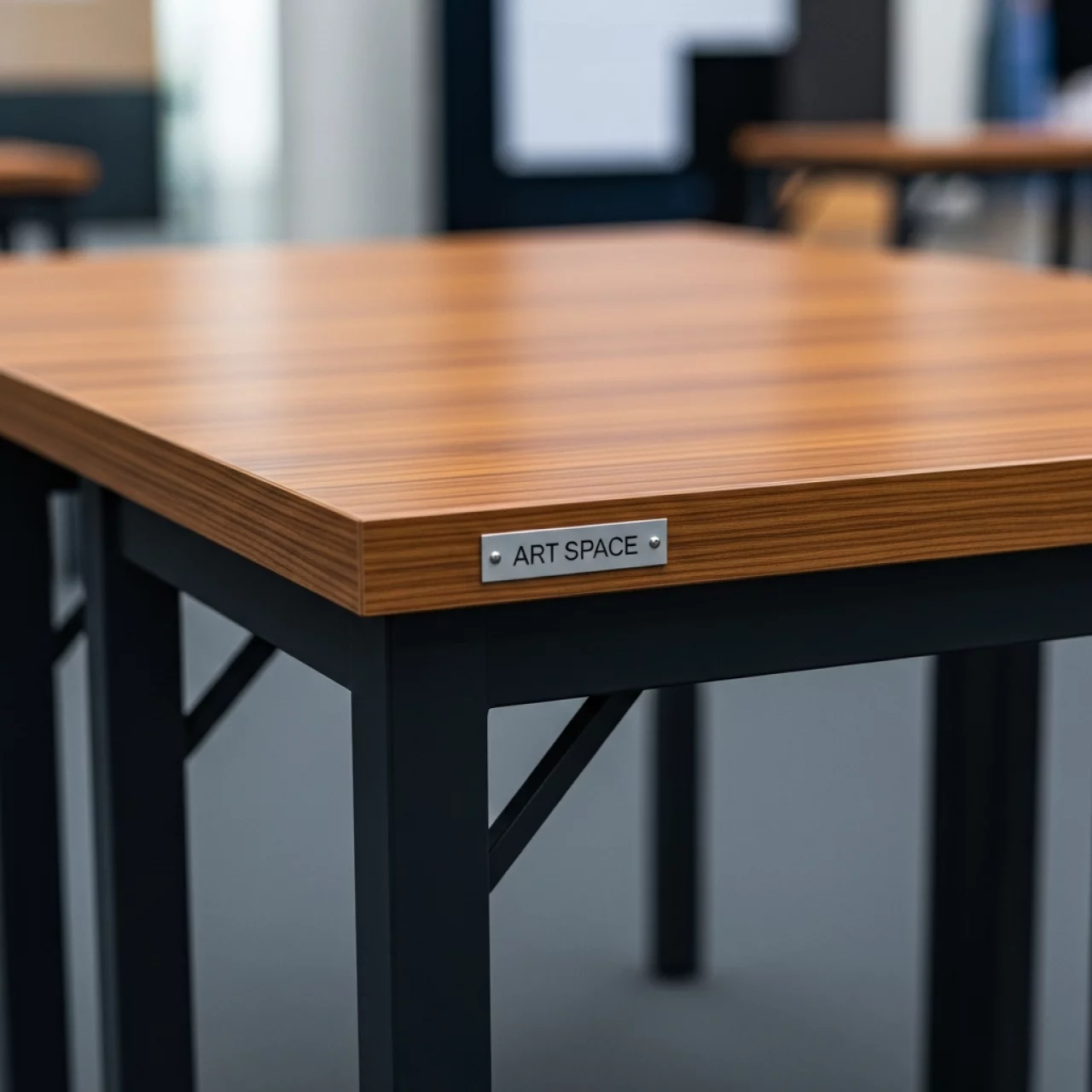 Аренда Стол разборный HPL Дуб Фавер 1200х800 в Университете «Сириус» — ART SPACE