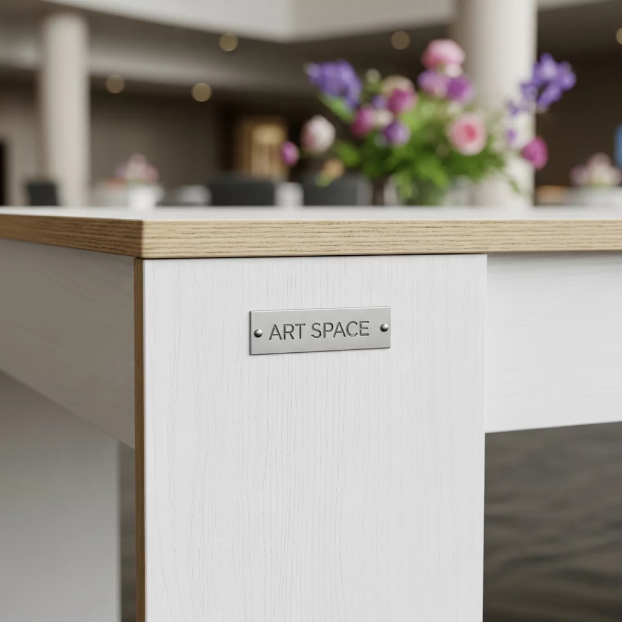 Аренда Стол раздвижной Arris белый структурный ЛДСП в Radisson Blu Resort & Congress Centre — ART SPACE