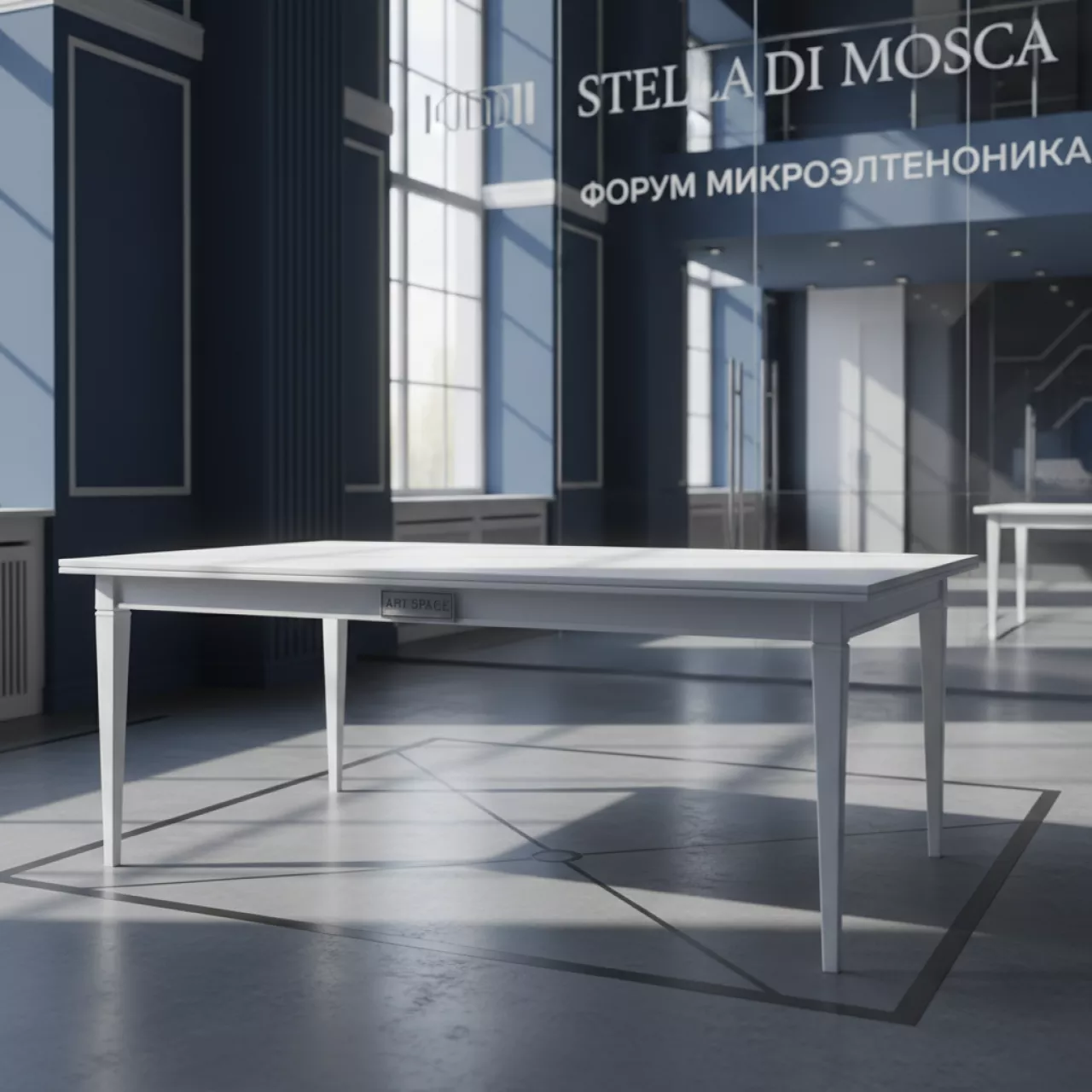 Аренда Стол раздвижной белый Аризона в Stella di Mosca — ART SPACE