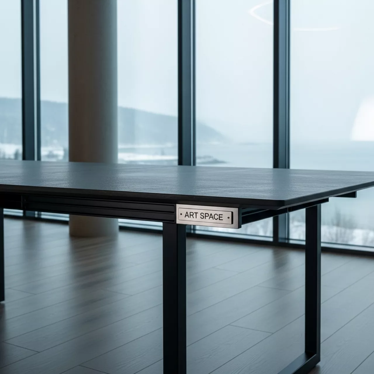 Аренда Стол раздвижной Фэйвор даркстоун черный в Bridge Resort — ART SPACE