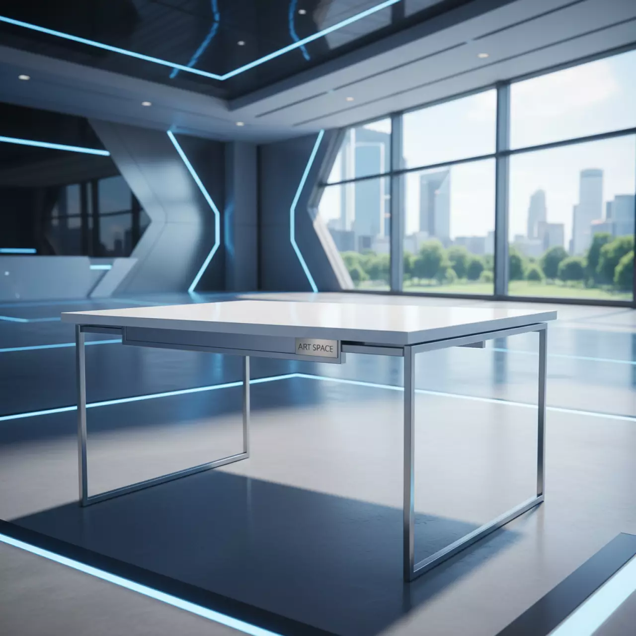 Аренда Стол раздвижной Лаки мини 800 300 мм лавант белый в Маринс Парк Отеле — ART SPACE