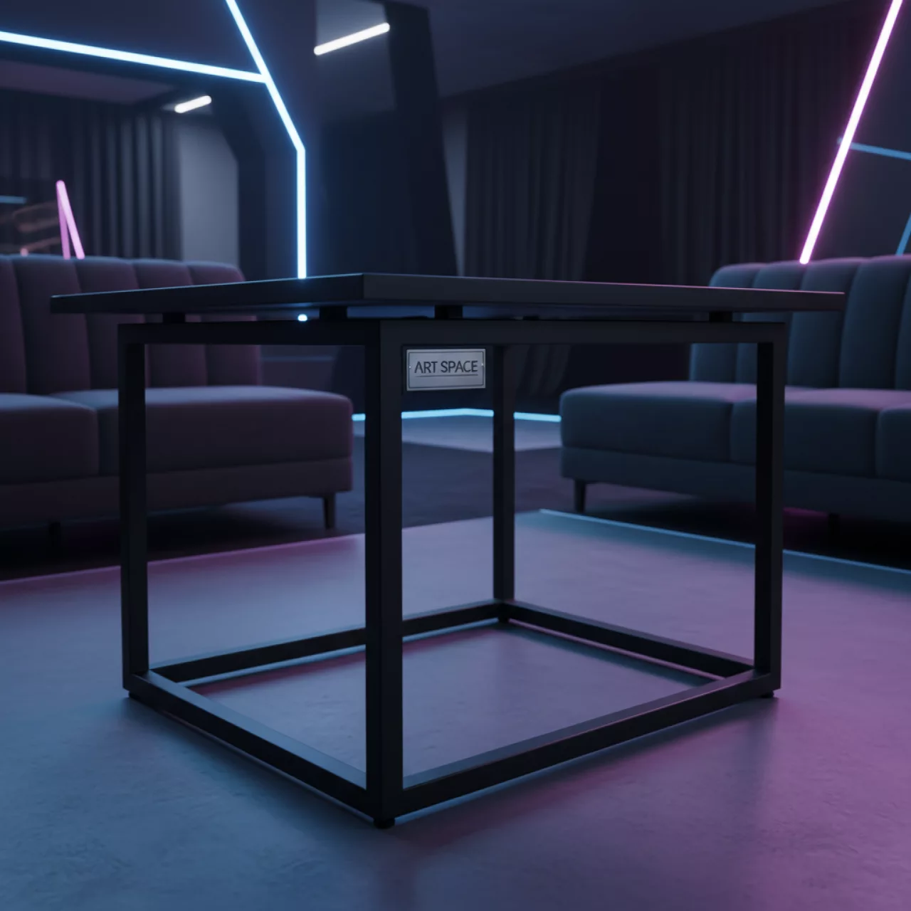 Аренда Стол раздвижной Лаки мини 800 300 мм Лофт черный в санатории «Русь» — ART SPACE