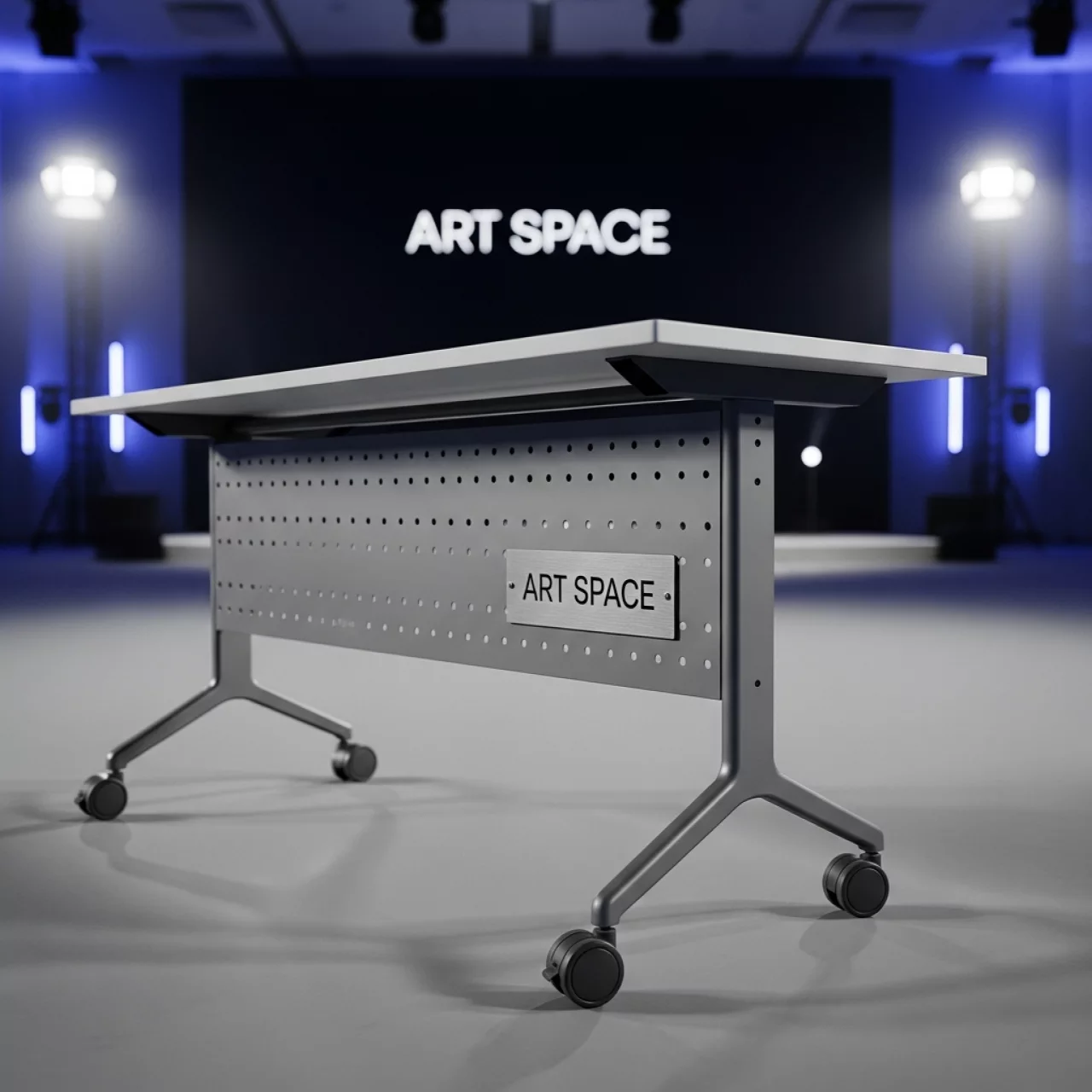Аренда Стол Роллинг многофункциональный на колесах в Керлинговом центре «Ледяной куб» — ART SPACE