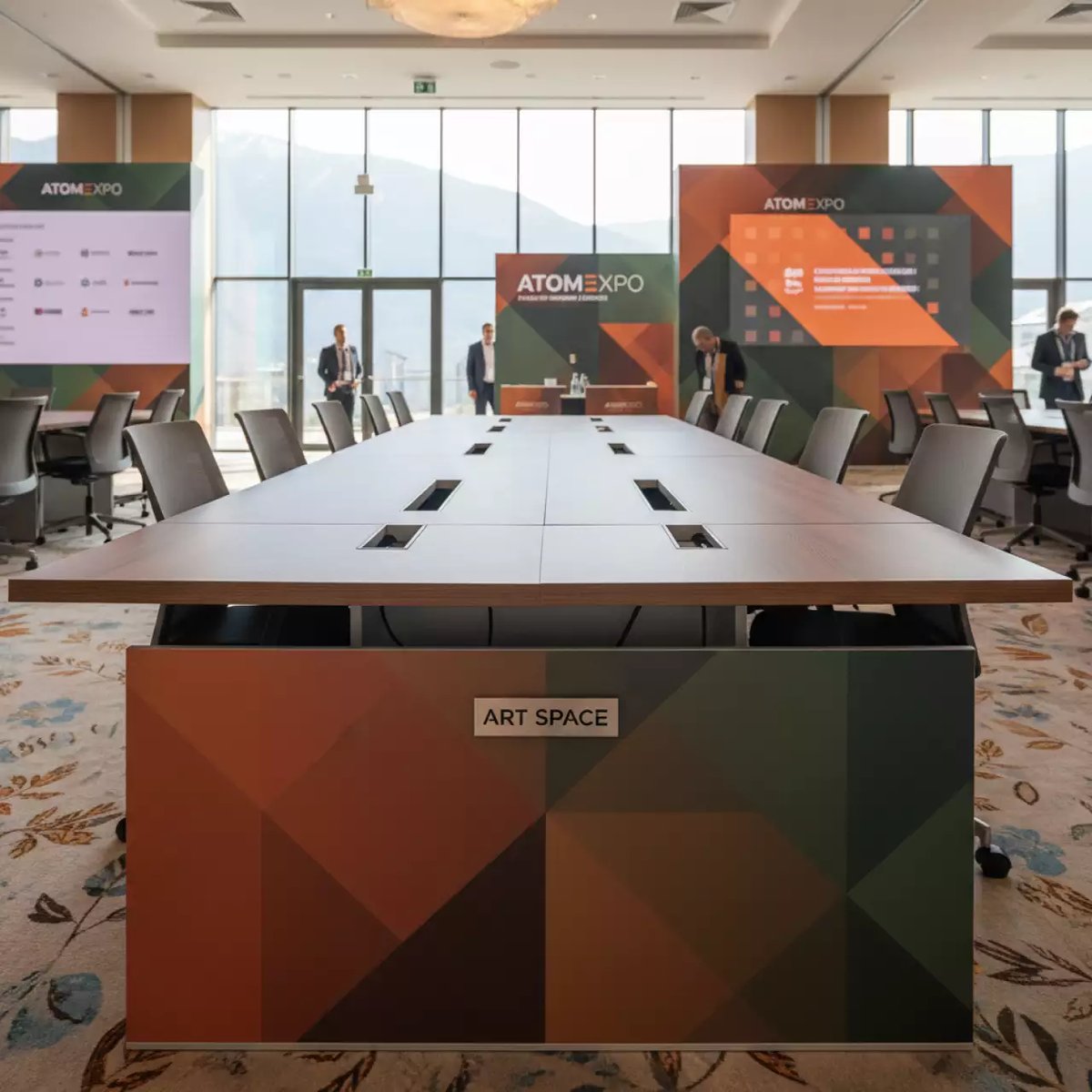 Аренда Стол с каналом для протяжки проводов Toa Conference ССО в Golden Tulip Rosa Khutor — ART SPACE