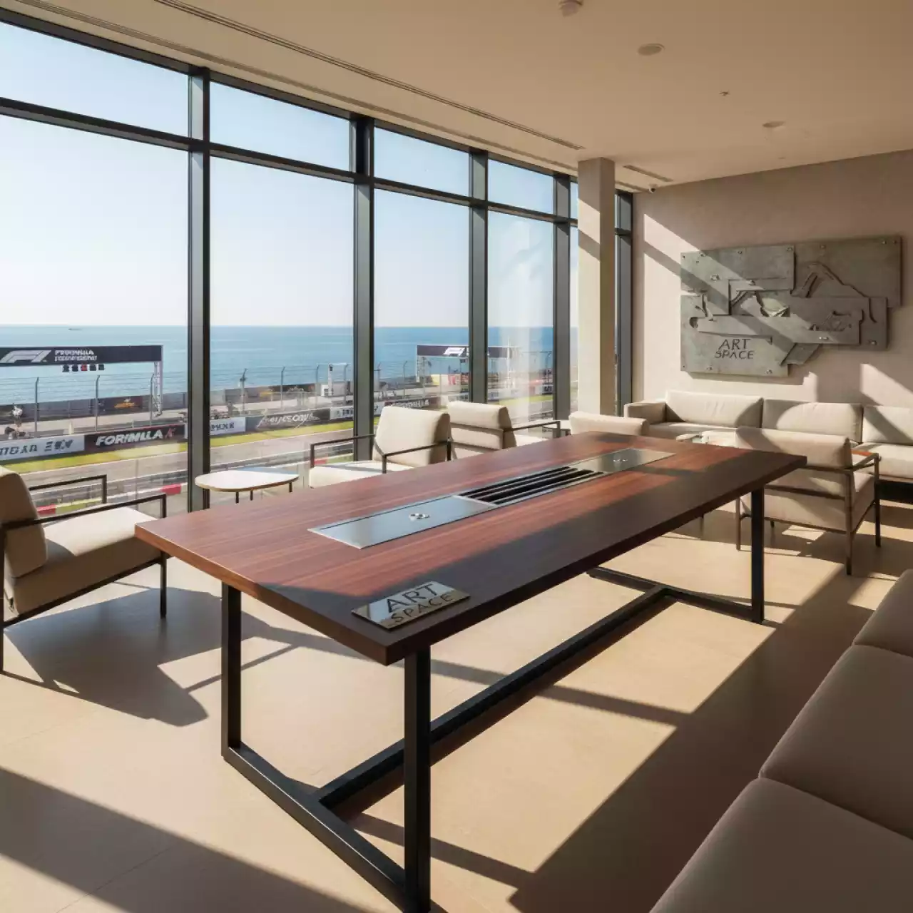 Аренда Стол с каналом для проводов Arki Table CC Compact в санатории «Металлург» — ART SPACE