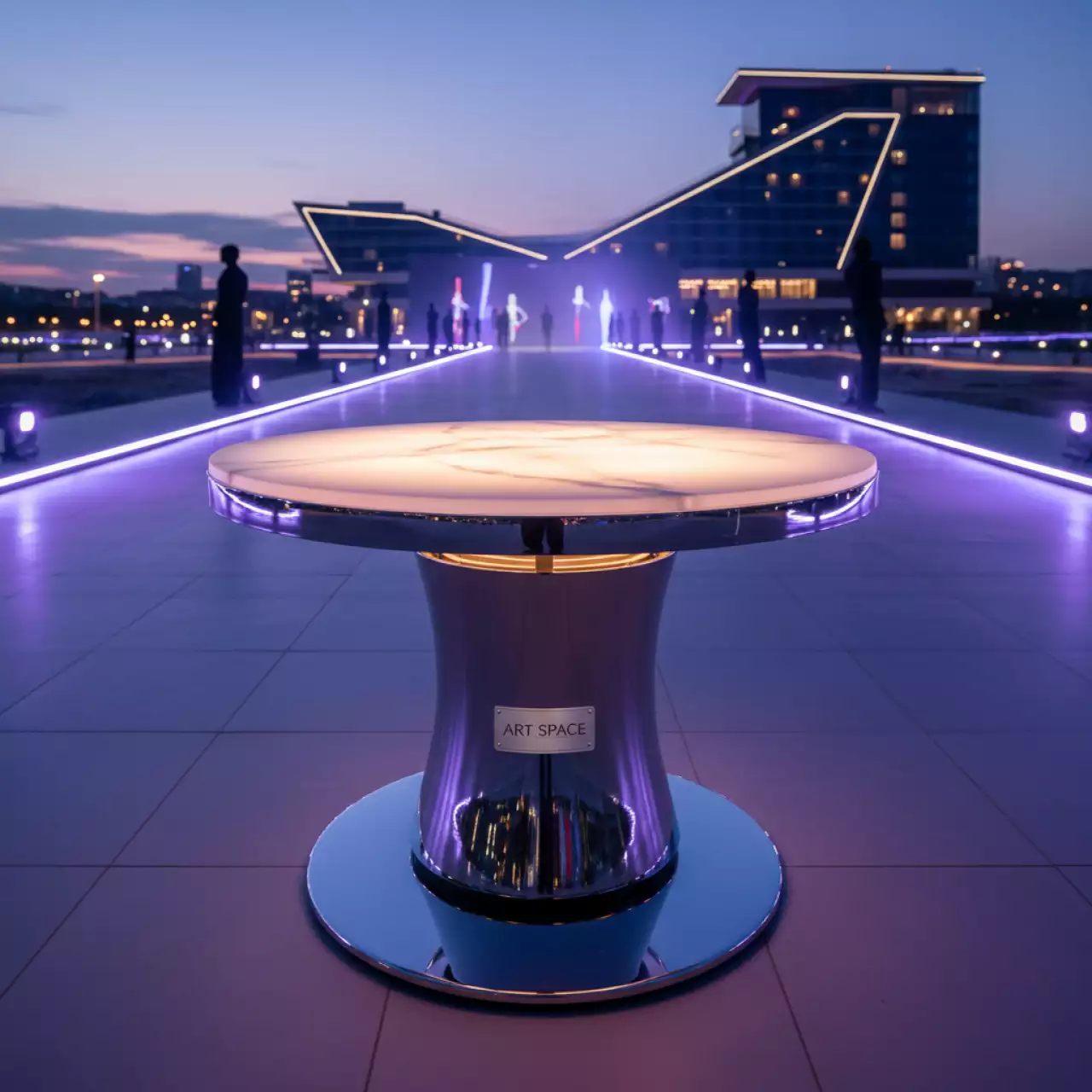 Аренда Стол с подогревом Hottable R1003 afyon marble в Imeretinskiy Hotel — ART SPACE