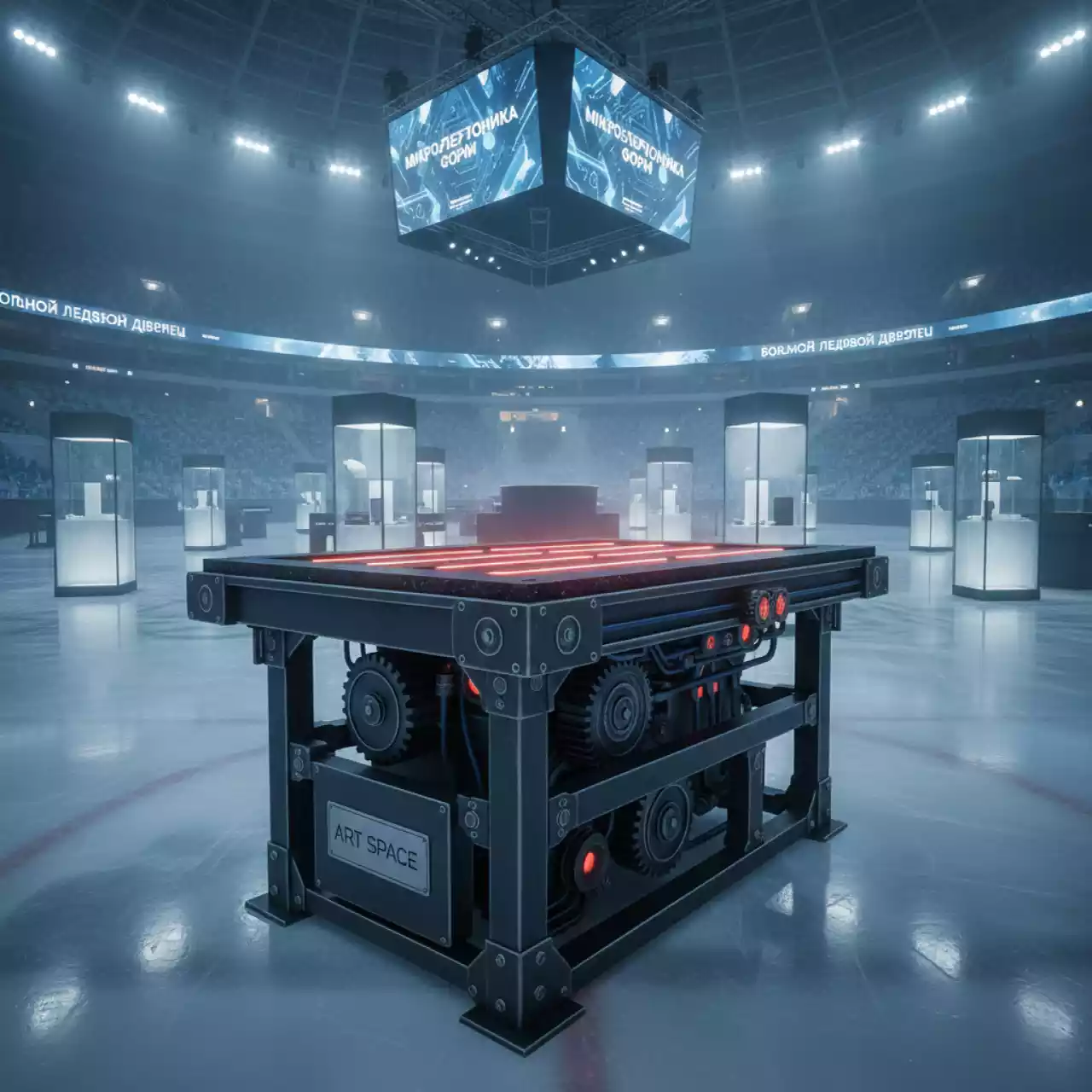 Аренда Стол с подогревом R1003 Karacabey в ледовом дворце «Большой» — ART SPACE