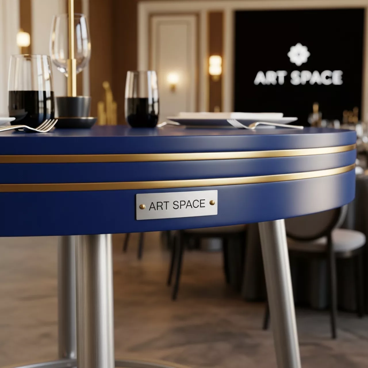 Аренда Стол с высокой поверхностью High top table в банкетном зале «Дельфин» — ART SPACE