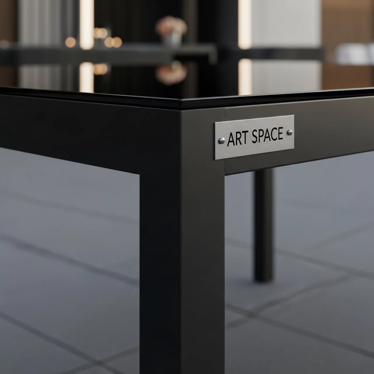 Аренда Стол садовый VERANA Амазония алюминий стекло черный 145х75х69 см в Alpha Sirius — ART SPACE