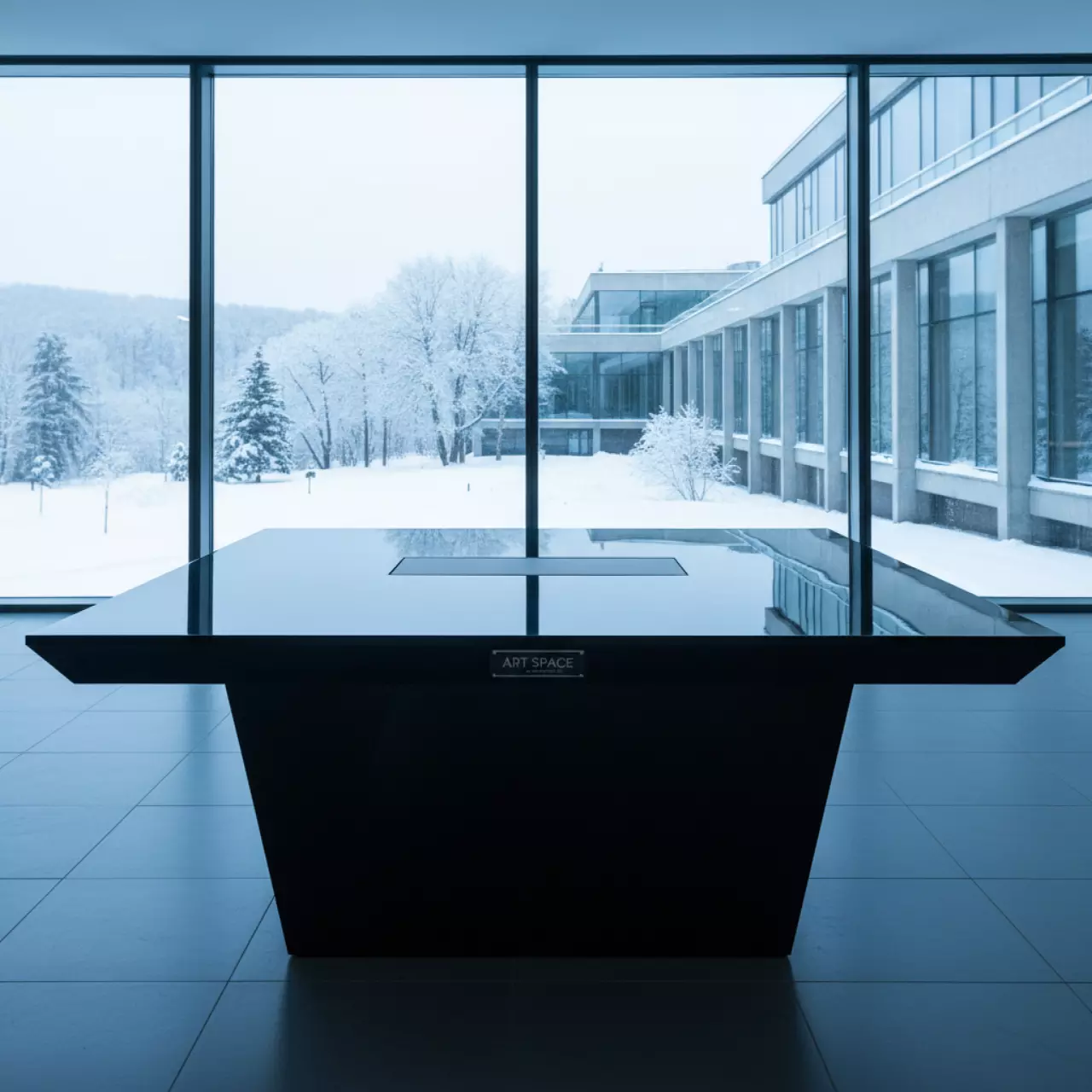 Аренда Стол Santiago черный в санатории «Русь» — ART SPACE