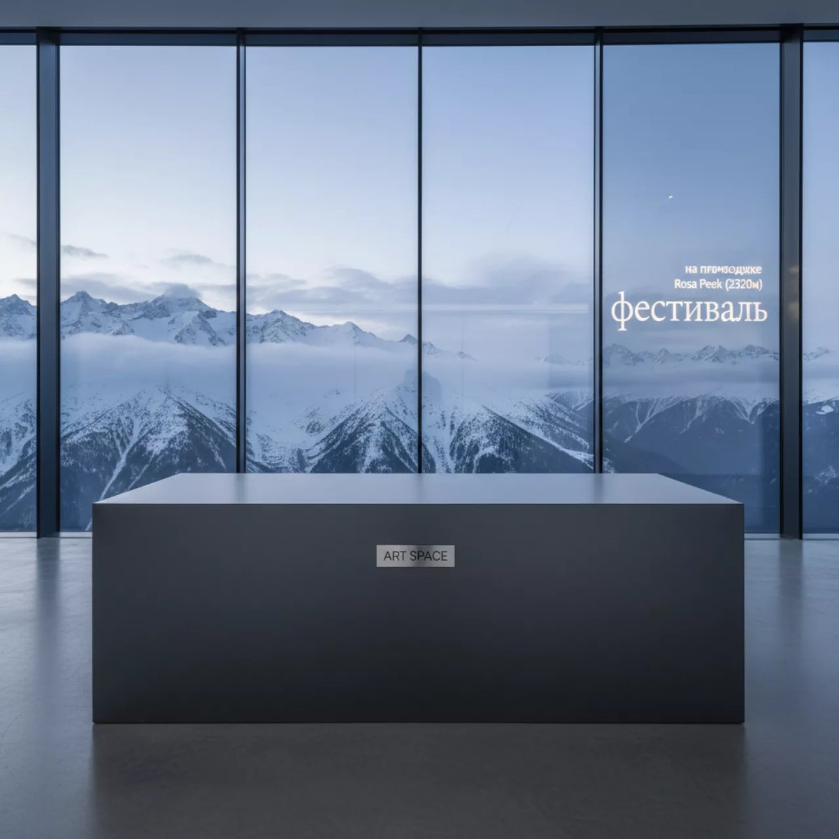 Аренда Стол Сармат на площадке Rosa Peak (2320м) — ART SPACE