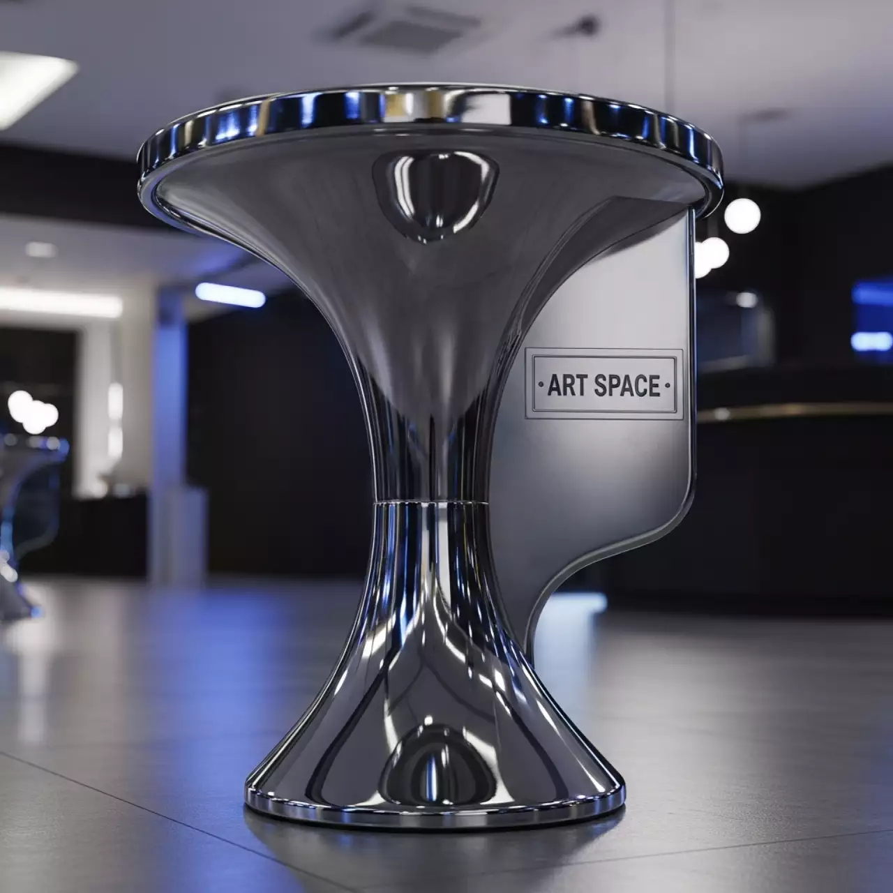 Аренда Стол сервировочный металлический Ninfea в санатории «Металлург» — ART SPACE