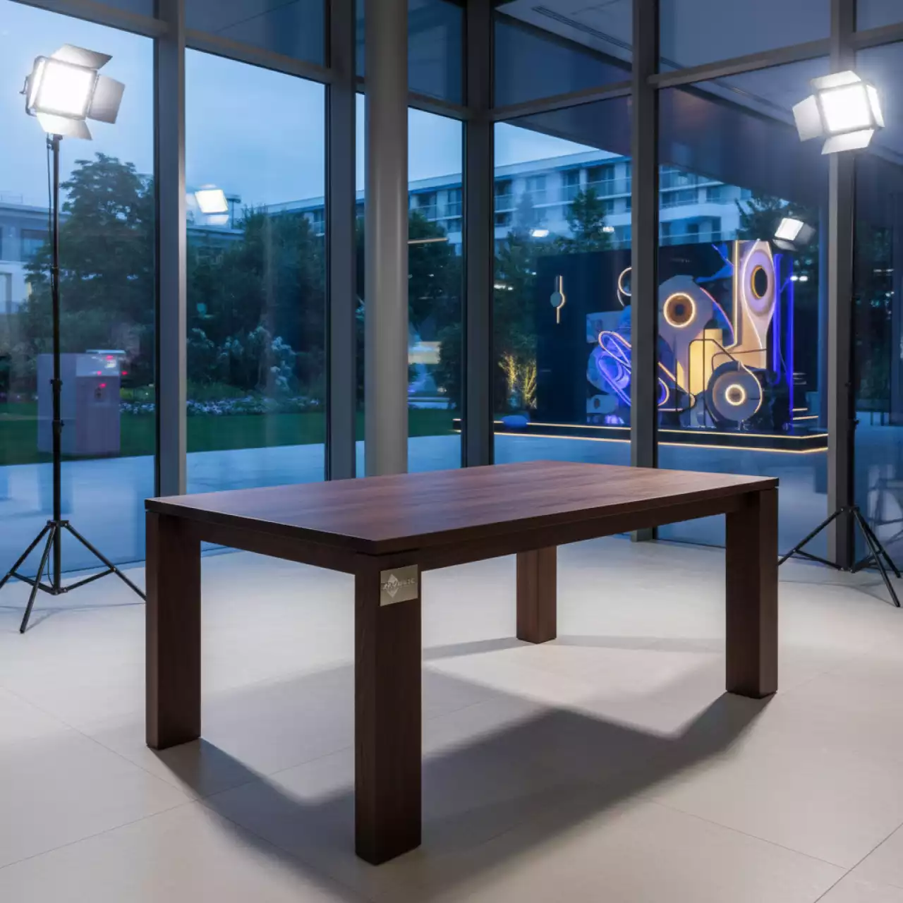 Аренда Стол Сити дуб натуральный венге в Karat Resort — ART SPACE