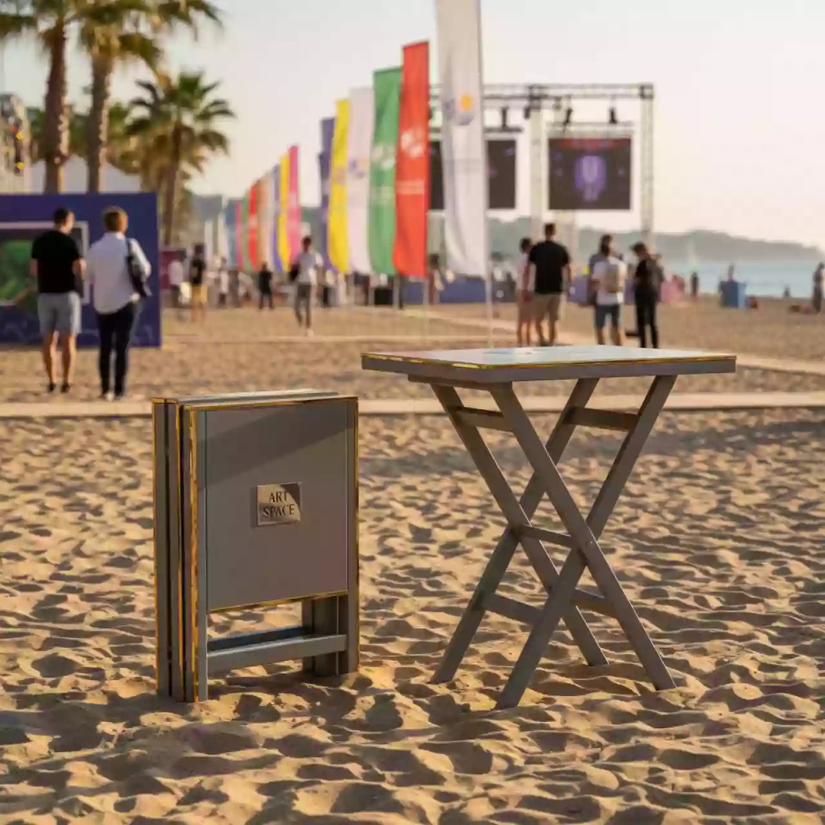 Аренда Стол складной барный Green Glade F 081 на пляже «Ривьера» — ART SPACE