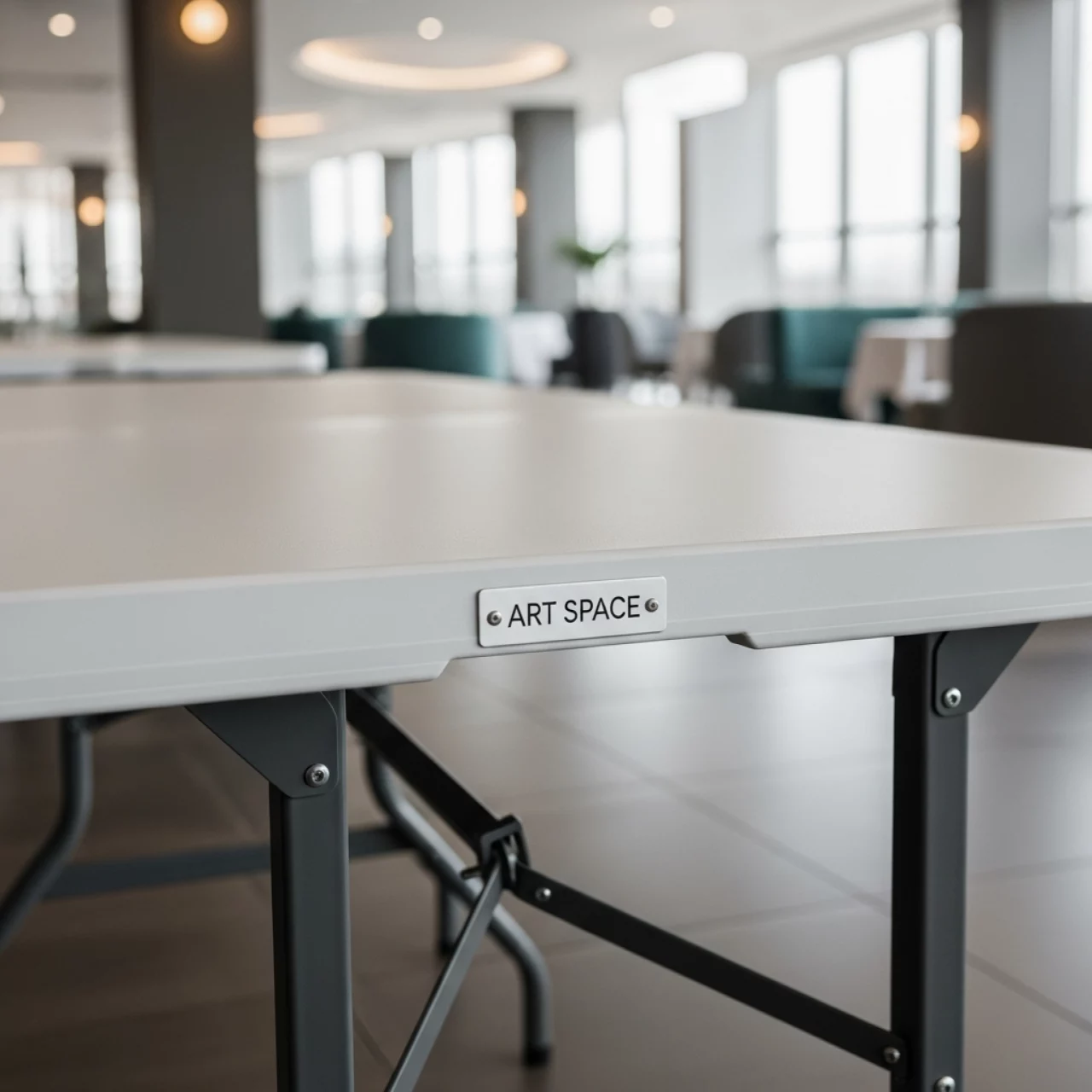 Аренда Стол складной чемодан пластиковый Кейт 180 в ресторане «Плакучая Ива» — ART SPACE