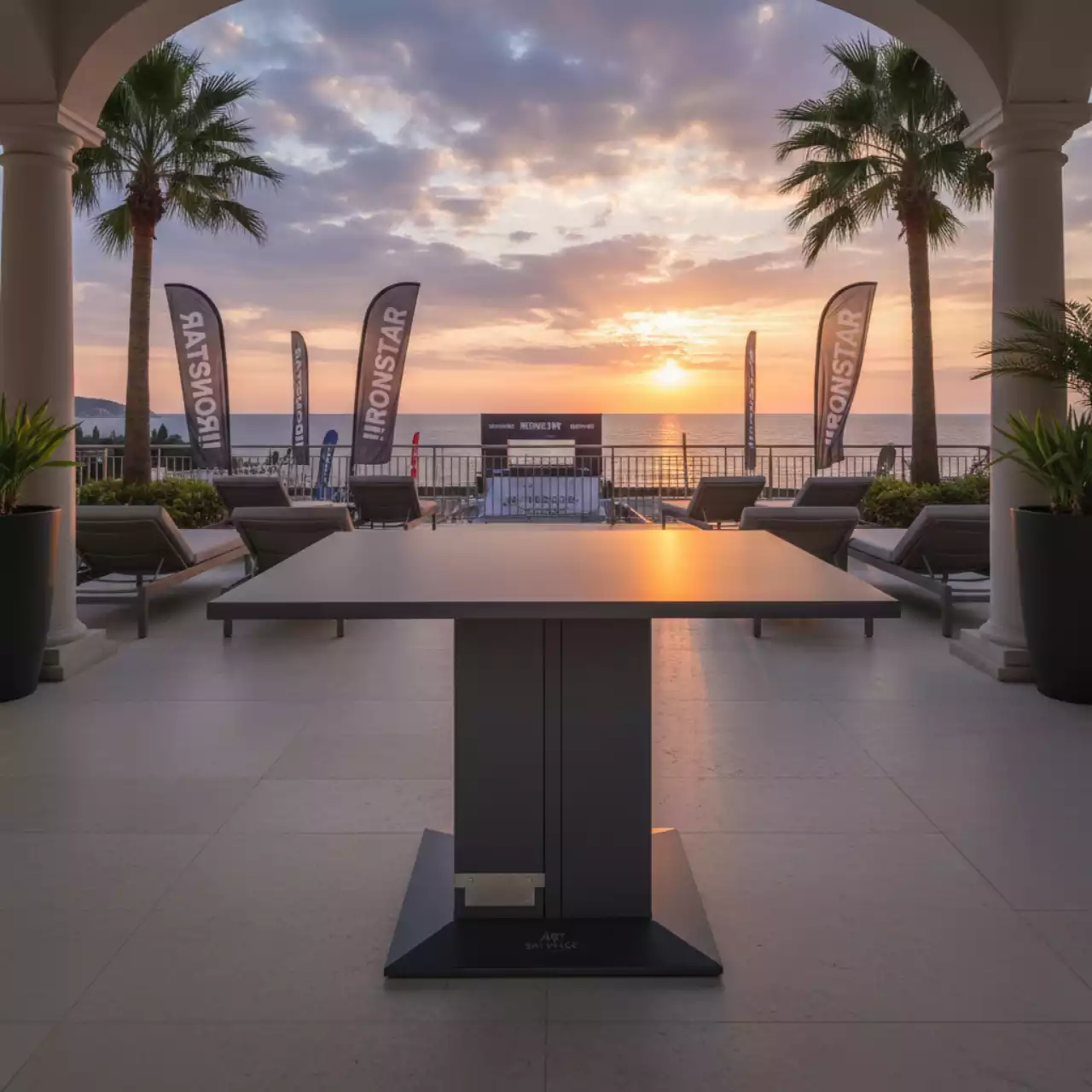 Аренда Стол складной квадратный Frasca Mini 70х70 антрацит в Grand Karat Sochi — ART SPACE