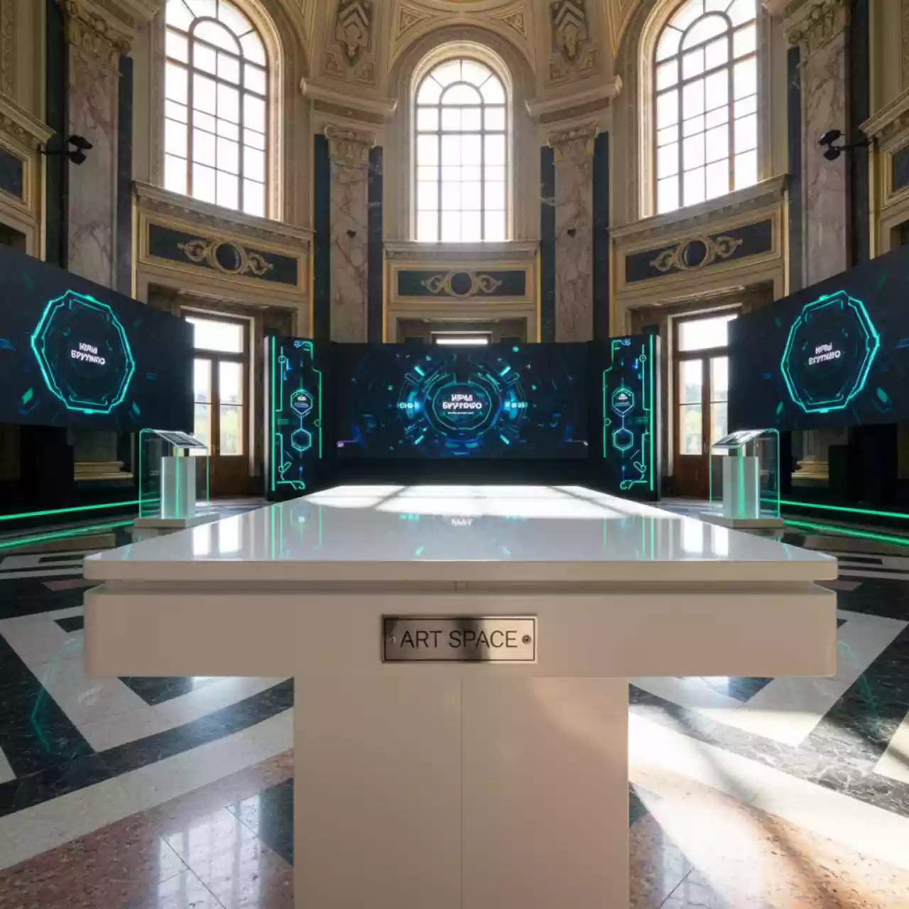 Аренда Стол складной Монифит белый в Гранд Отель Сочи — ART SPACE