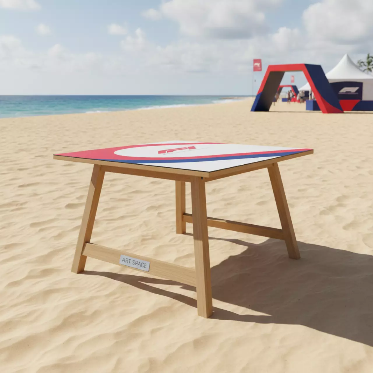 Аренда Стол складной на пляже «Ривьера» — ART SPACE