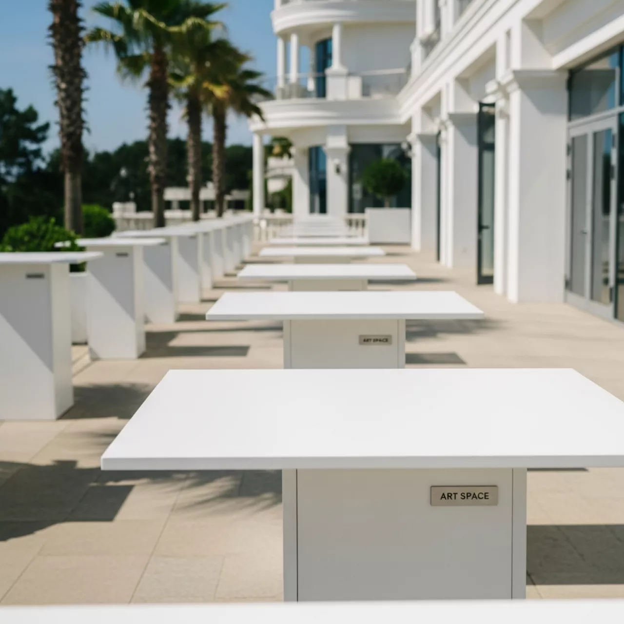 Аренда Стол складной пластиковый Кейт 180 в Rodina Grand Hotel & SPA — ART SPACE