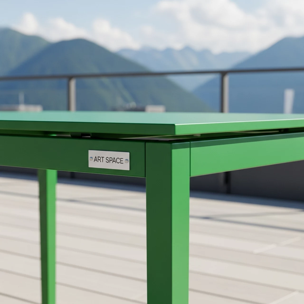 Аренда Стол складной Тейкли 120 зеленый в Rixos Krasnaya Polyana — ART SPACE