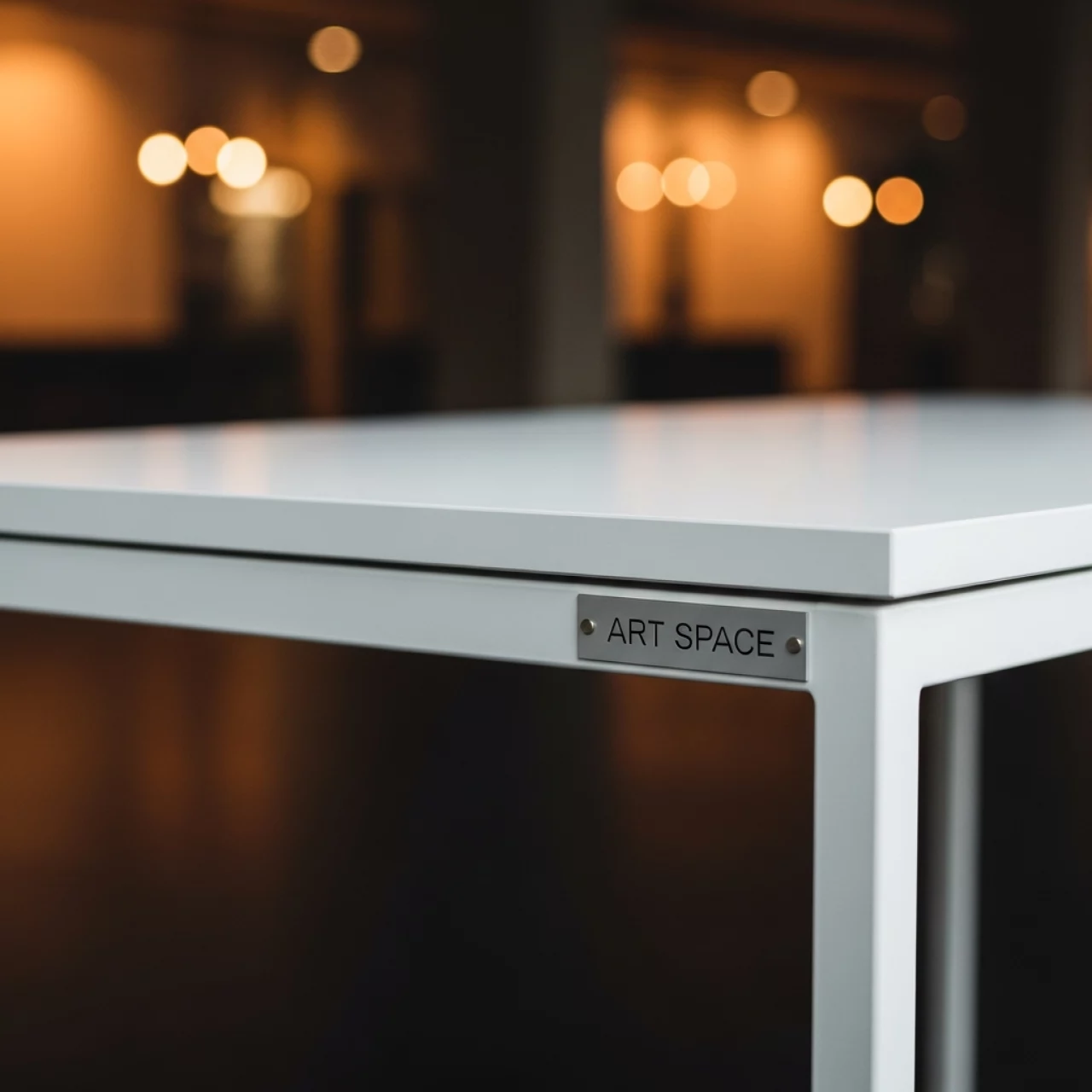 Аренда Стол Slab белый матовый 120х68 в Omega Sirius — ART SPACE