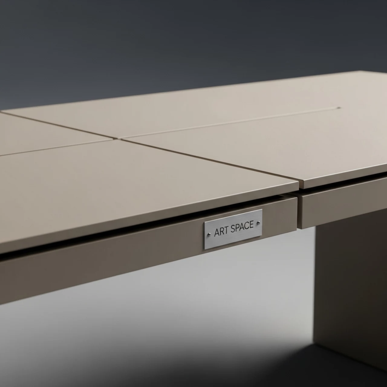 Аренда Стол Split бежевый в Alpha Sirius — ART SPACE