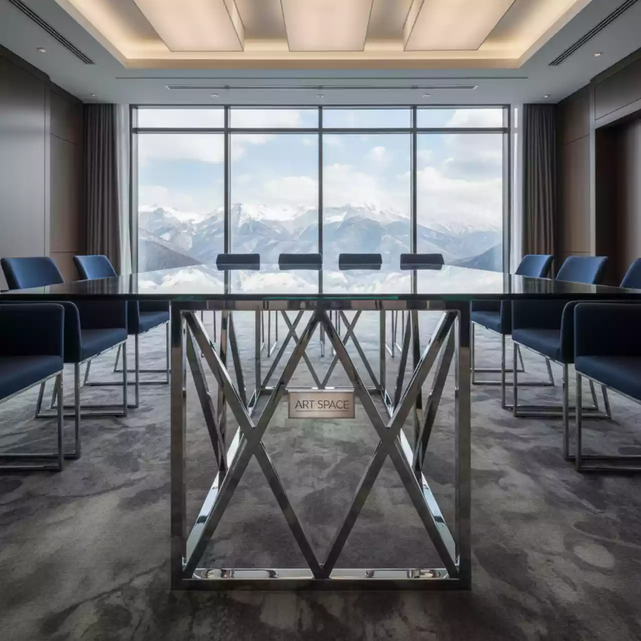 Аренда Стол стеклянный Hydra в Поляна 1389 Отель и Спа — ART SPACE