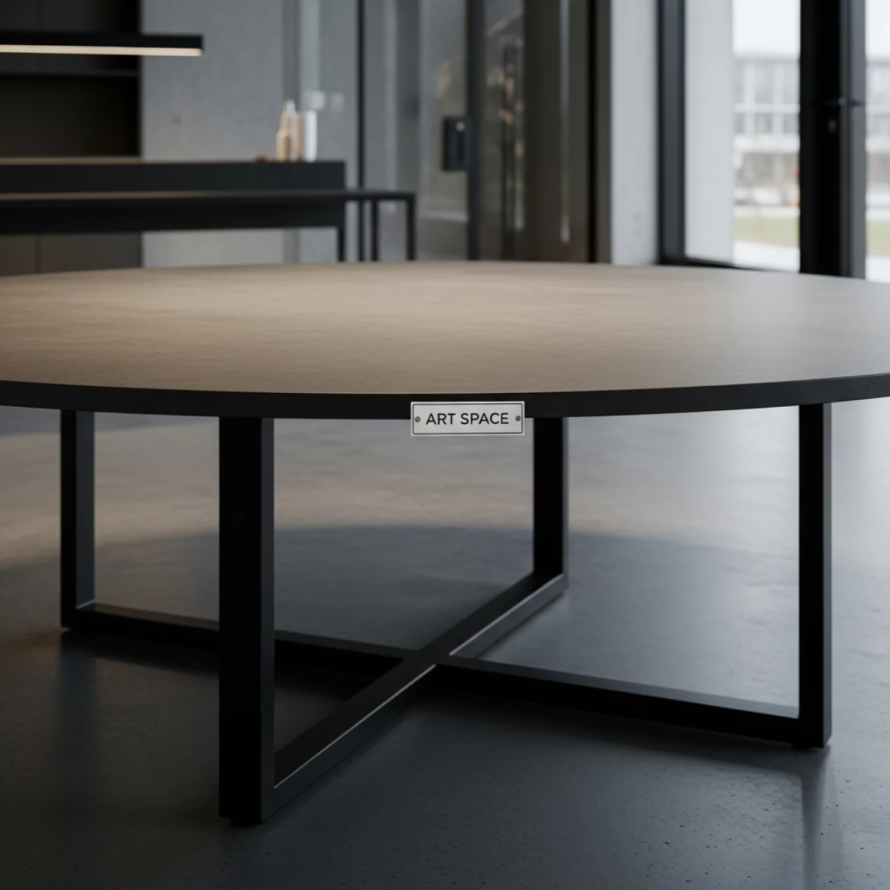 Аренда Стол Стэлс серый Ø 1800 мм в Delta Sirius — ART SPACE