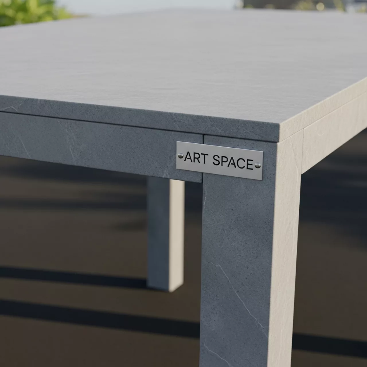 Аренда Стол TME 6932 MBH GREY STONE серый камень серый в Radisson Collection Paradise — ART SPACE