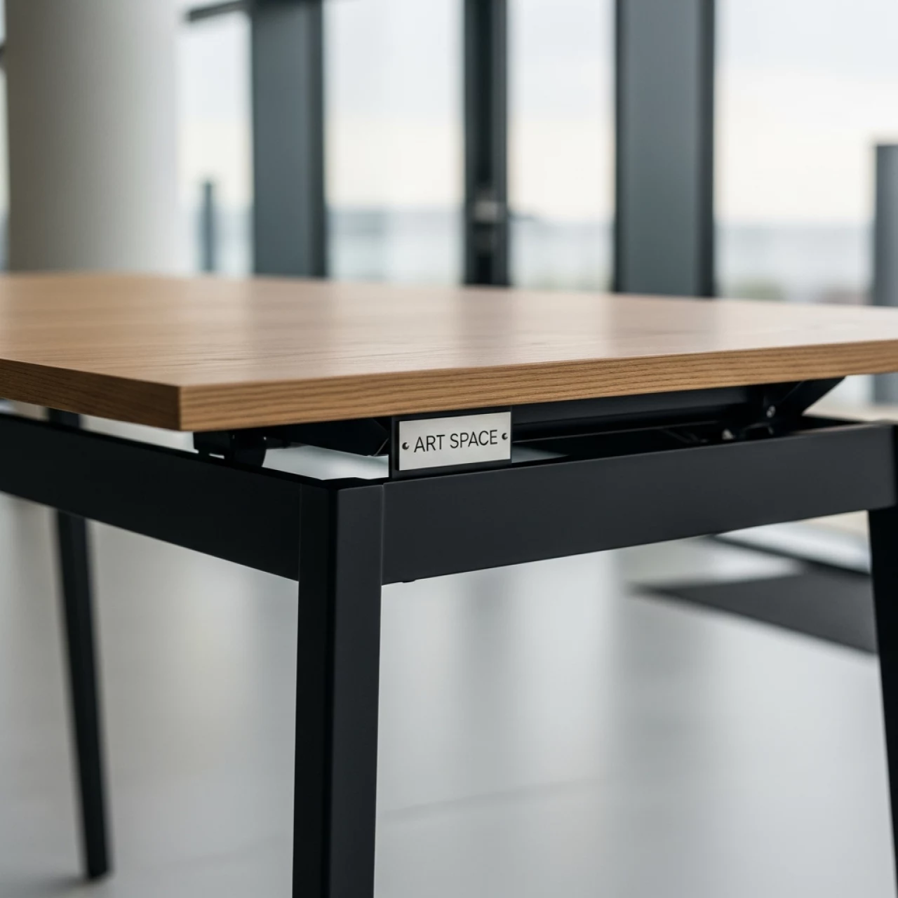 Аренда Стол трансформер Portico дуб артизан черный в зале «Чайка» (Морпорт) — ART SPACE