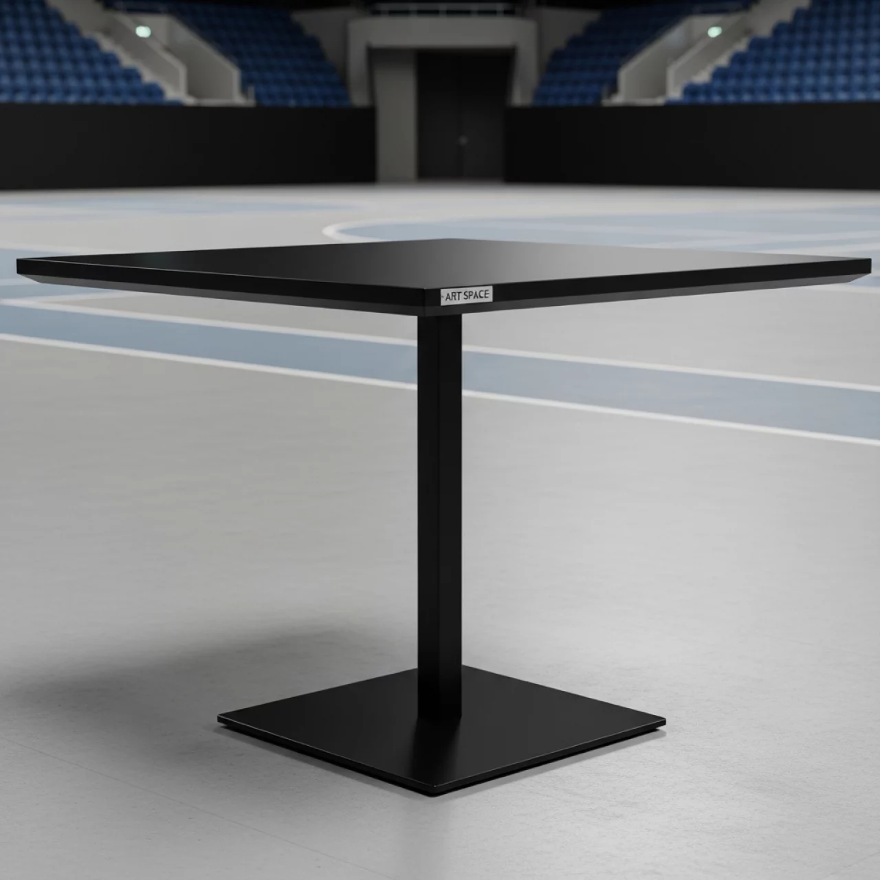 Аренда Стол Tulip черный 90х90 на арене «Фишт» — ART SPACE