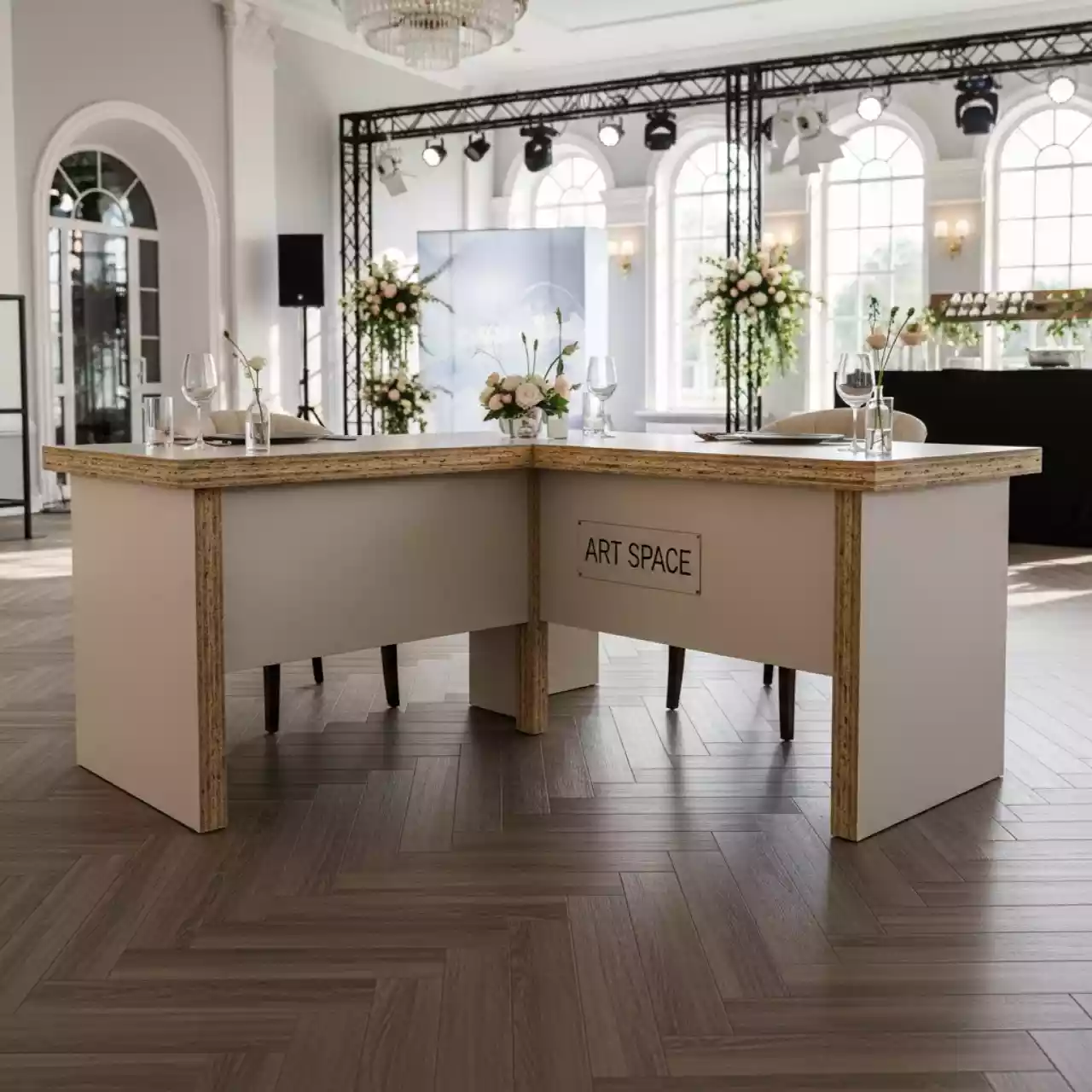 Аренда Стол угловой ЛДСП в ресторане «Магеллан» — ART SPACE