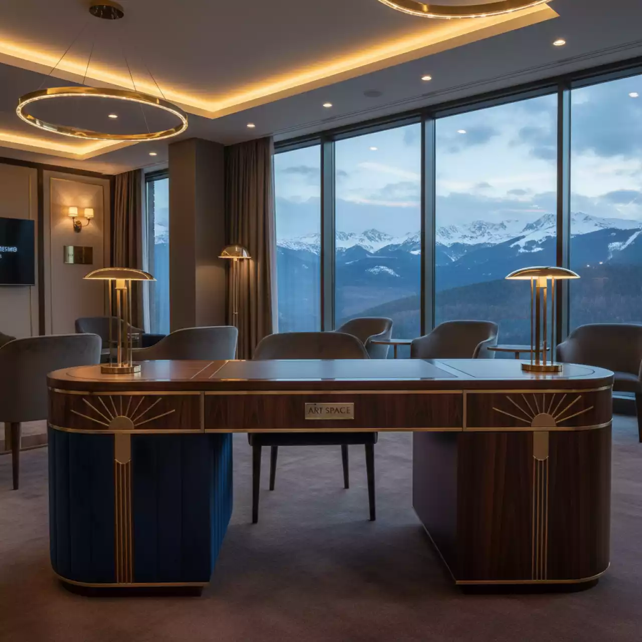 Аренда Стол угловой с тумбой в Поляна 1389 Отель и Спа — ART SPACE