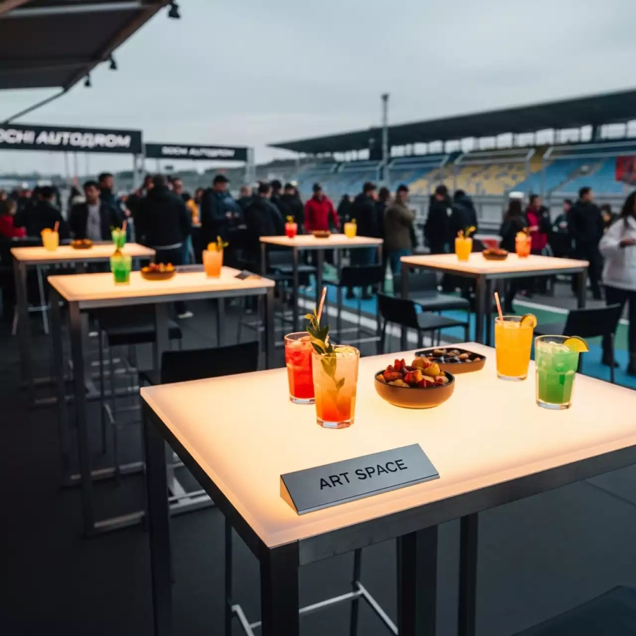 Аренда Стол уличный барный на Сочи Автодроме — ART SPACE