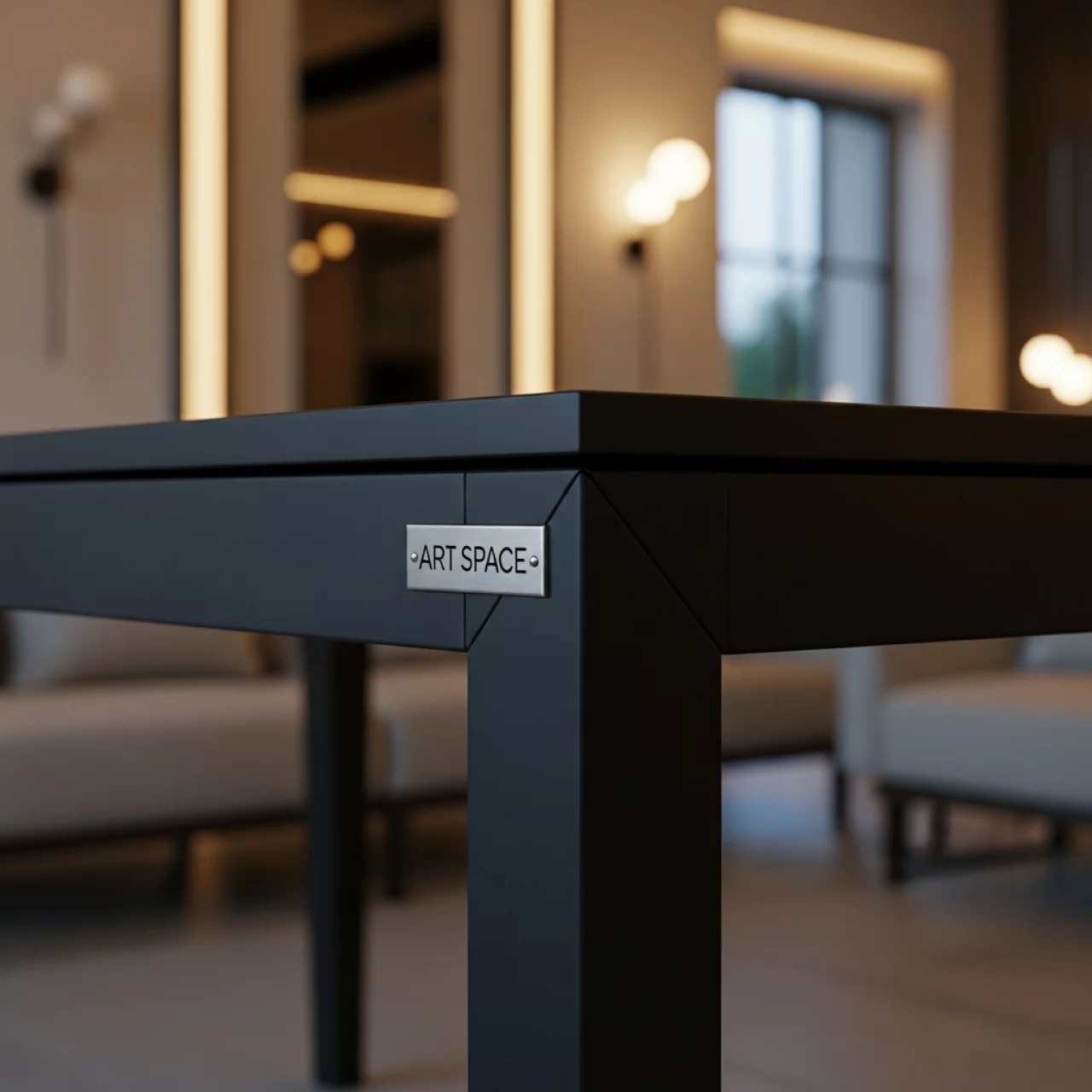 Аренда Стол Uno черный в Grand Karat Sochi — ART SPACE